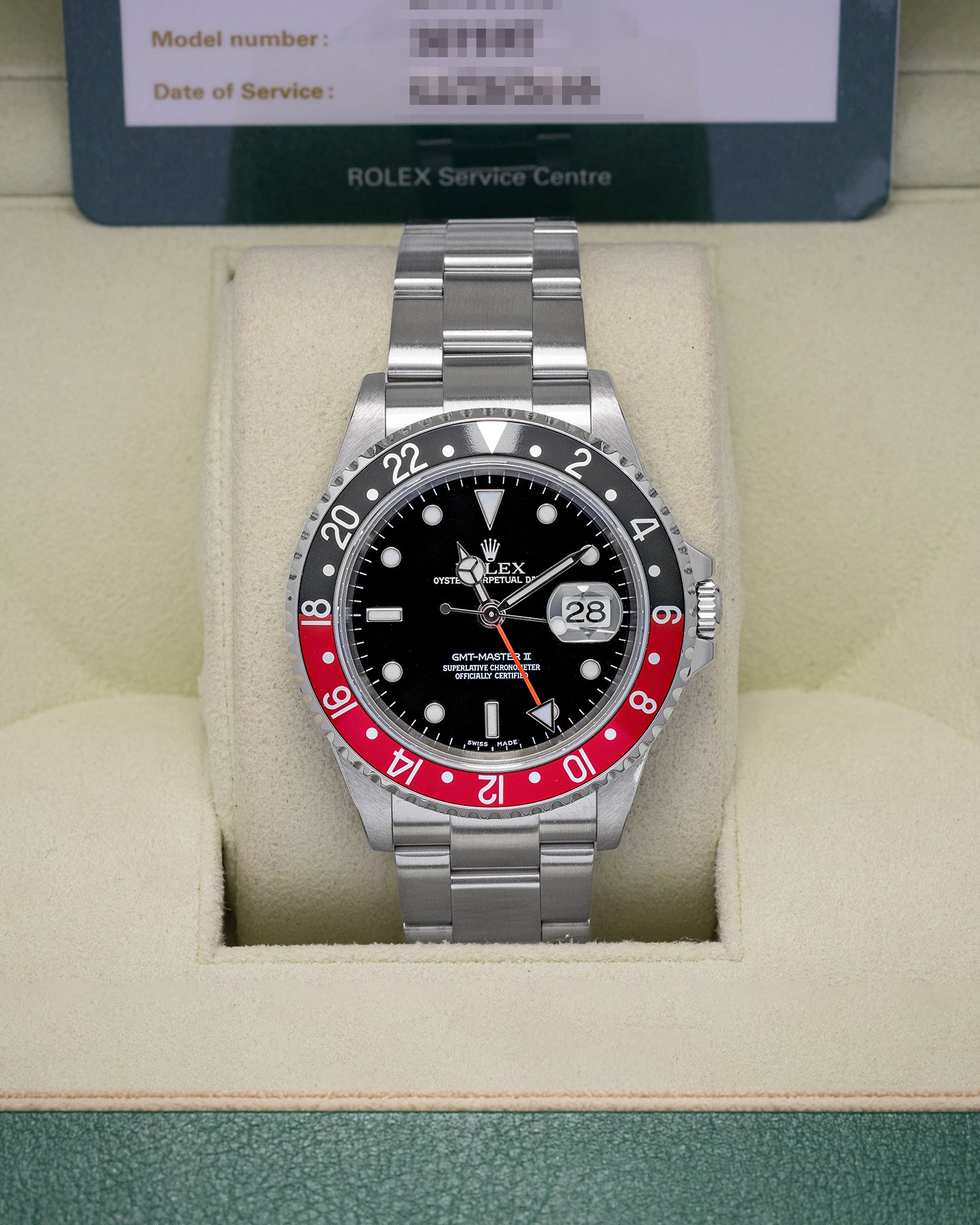 "Coke" Rolex GMT-Master II 16710 | Noah's Fine Watches Dallas, Texas