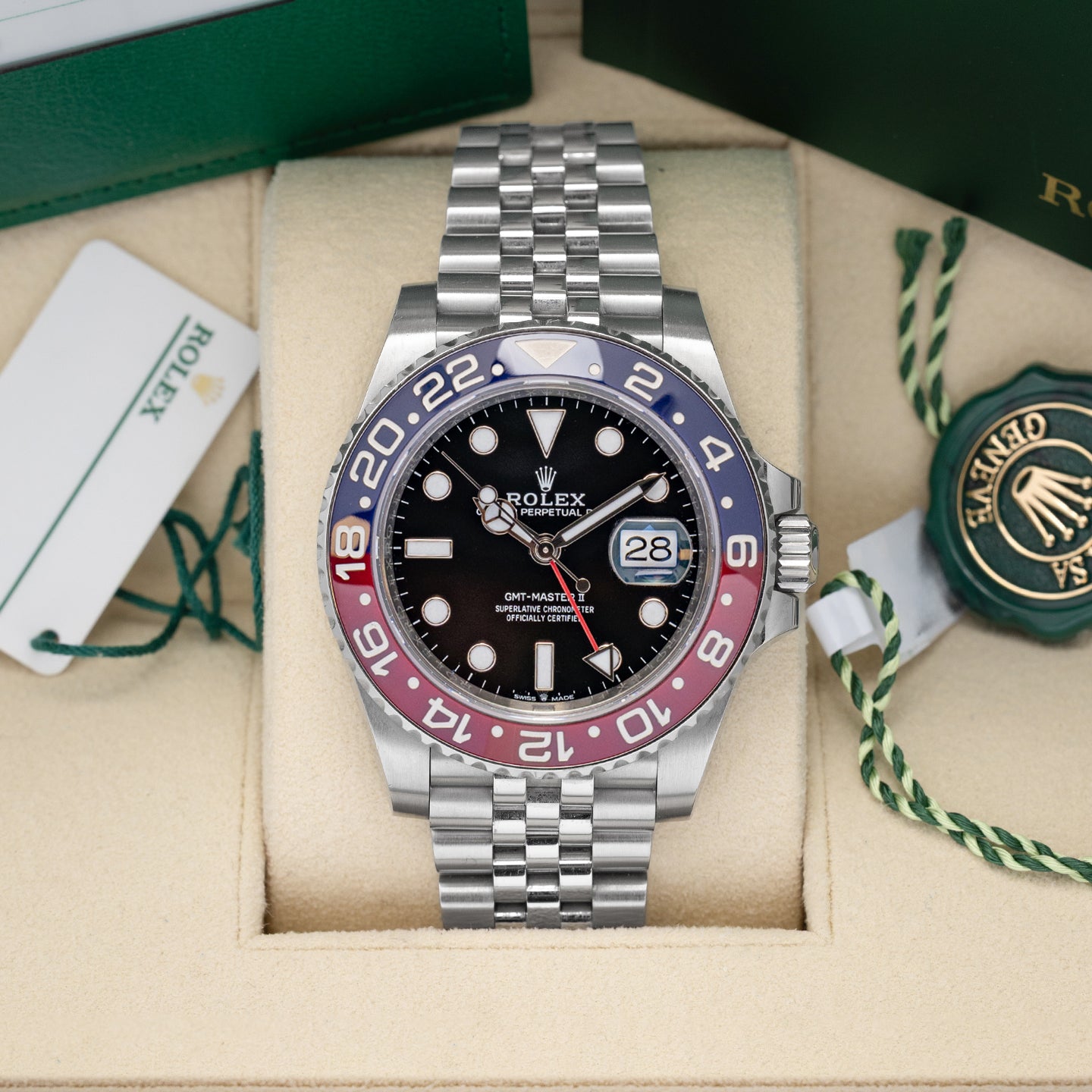 Pepsi Rolex GMT-Master II 126710BLRO | Noah's Fine Watches DFW, Texas
