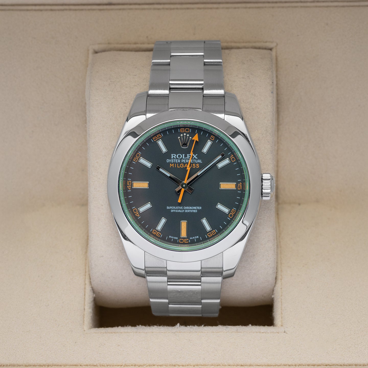 Rolex Milgauss 116400GV | Noah's Fine Watches and Jewelry Dallas, TX