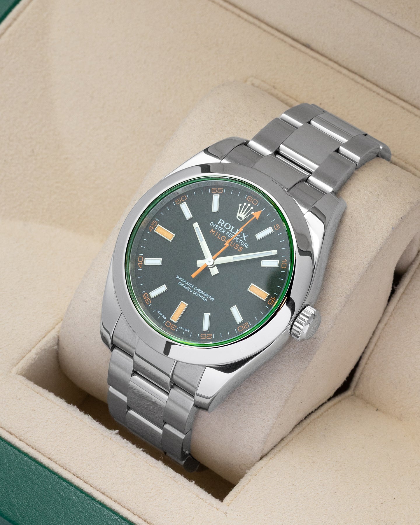 Rolex Milgauss 116400GV | Noah's Fine Watches and Jewelry Dallas, TX
