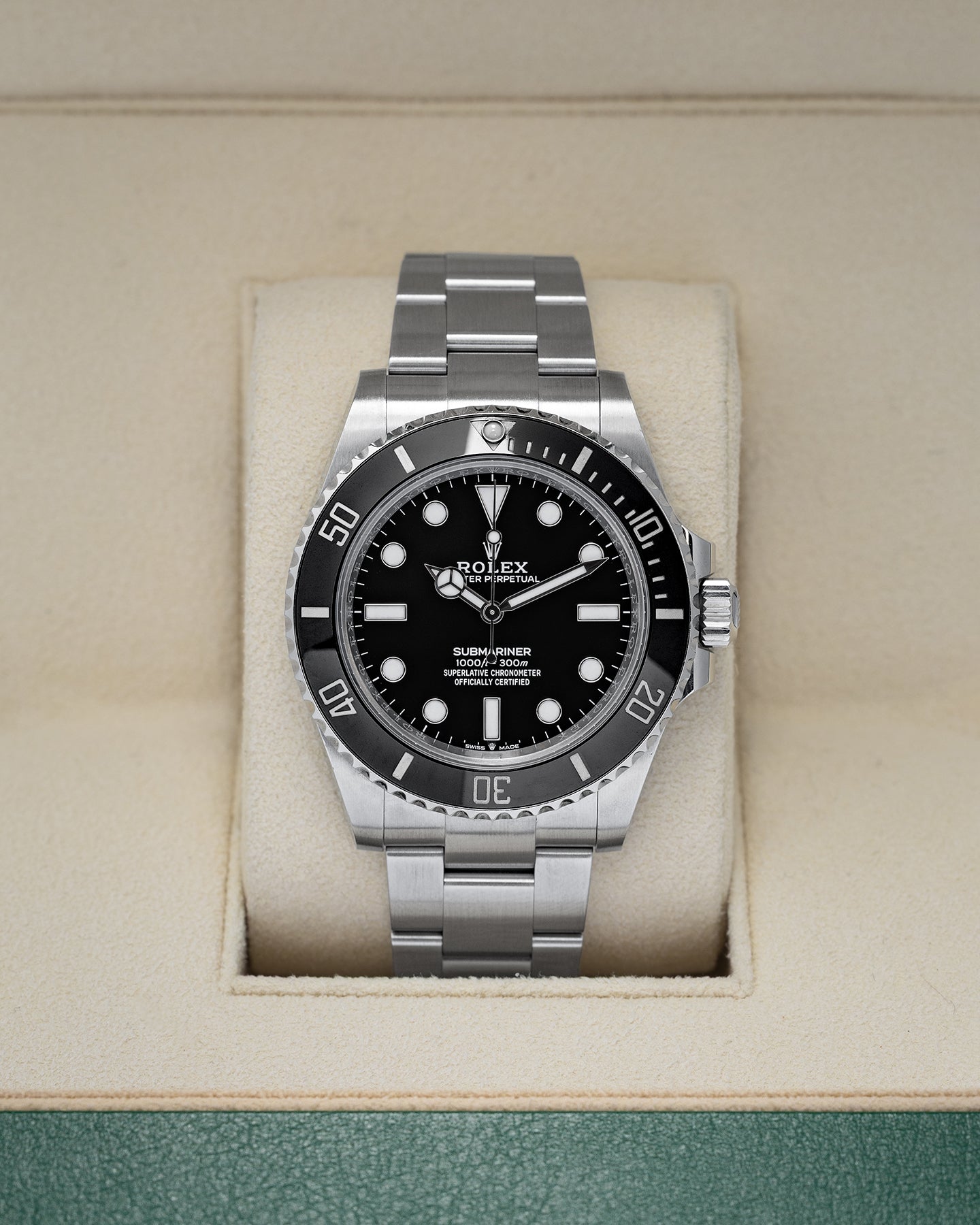 Rolex No Date Submariner 124060 at Noah's Fine Watches & Jewelry in Frisco, Texas
