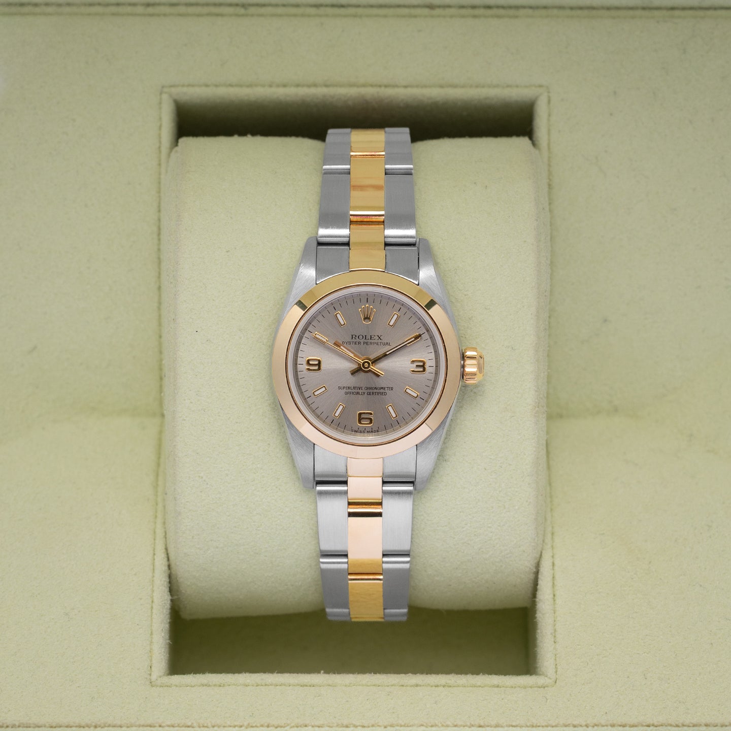 Women's Rolex Oyster Perpetual 76183 | Noah's Fine Watches Dallas, TX
