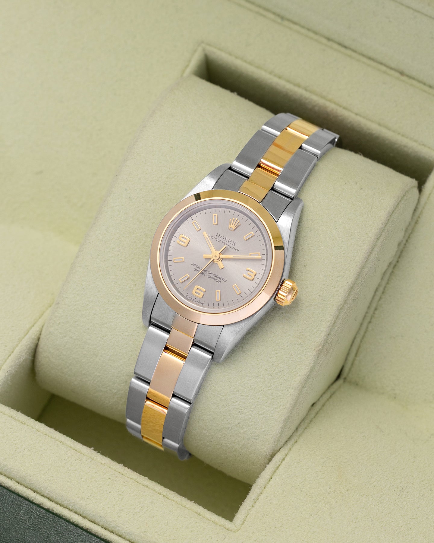 Women's Rolex Oyster Perpetual 76183 | Noah's Fine Watches Dallas, TX