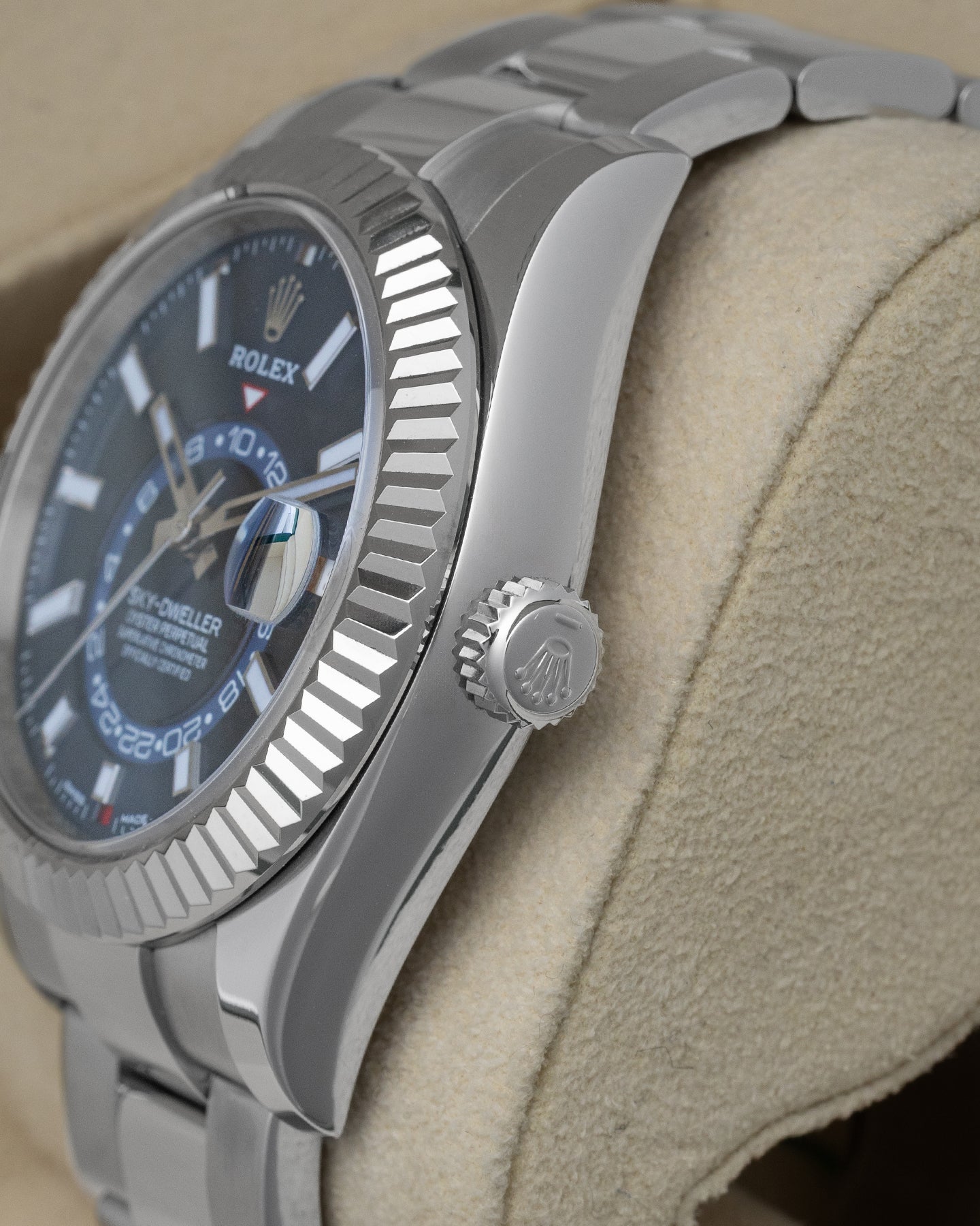 Blue Steel Rolex Sky-Dweller 326934 | Noah’s Fine Watches Frisco TX