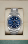 Blue Steel Rolex Sky-Dweller 326934 | Noah’s Fine Watches Frisco TX