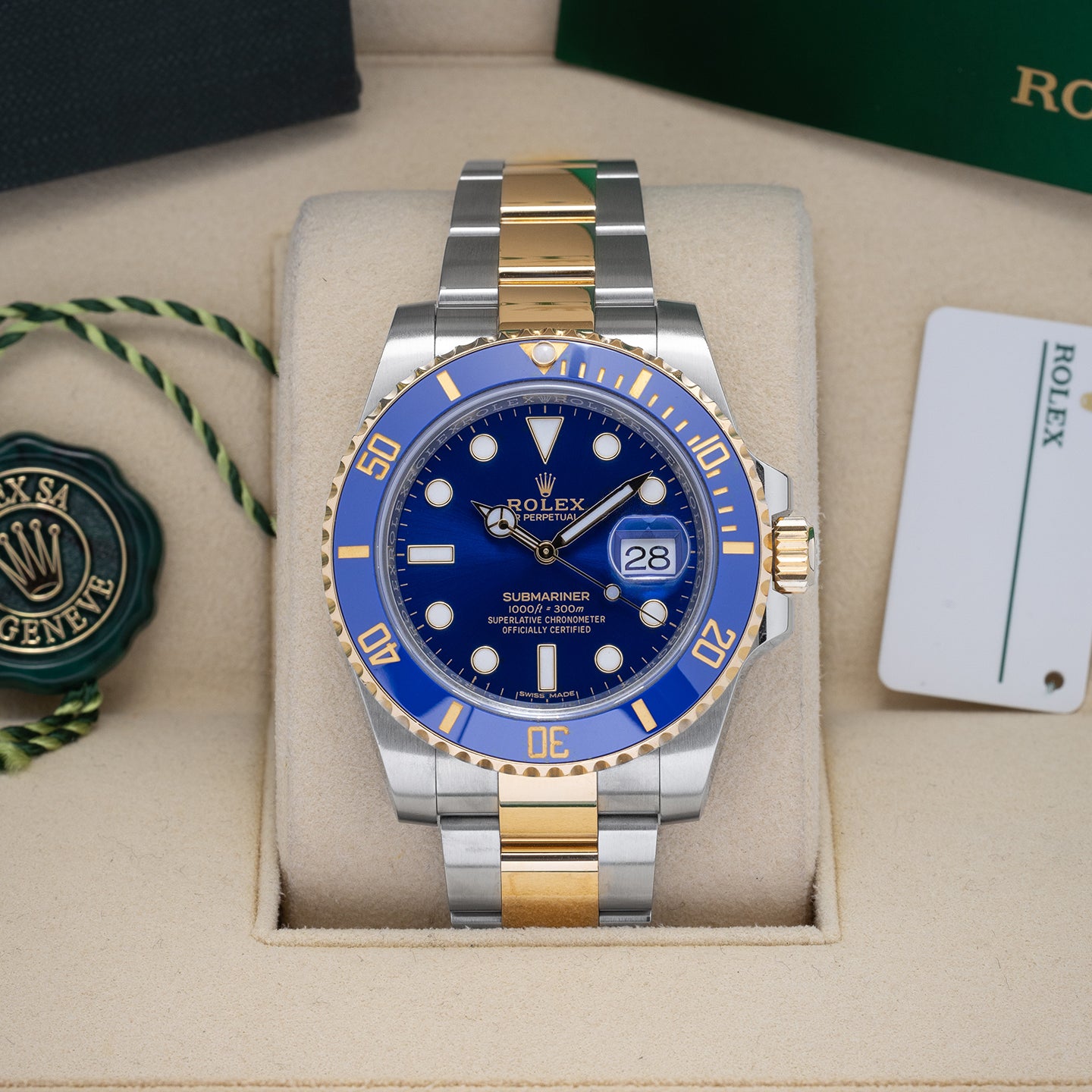 2016 Submariner 116613LB Blue Rolex Watch | Noah's Fine Watches and Jewelry Dallas