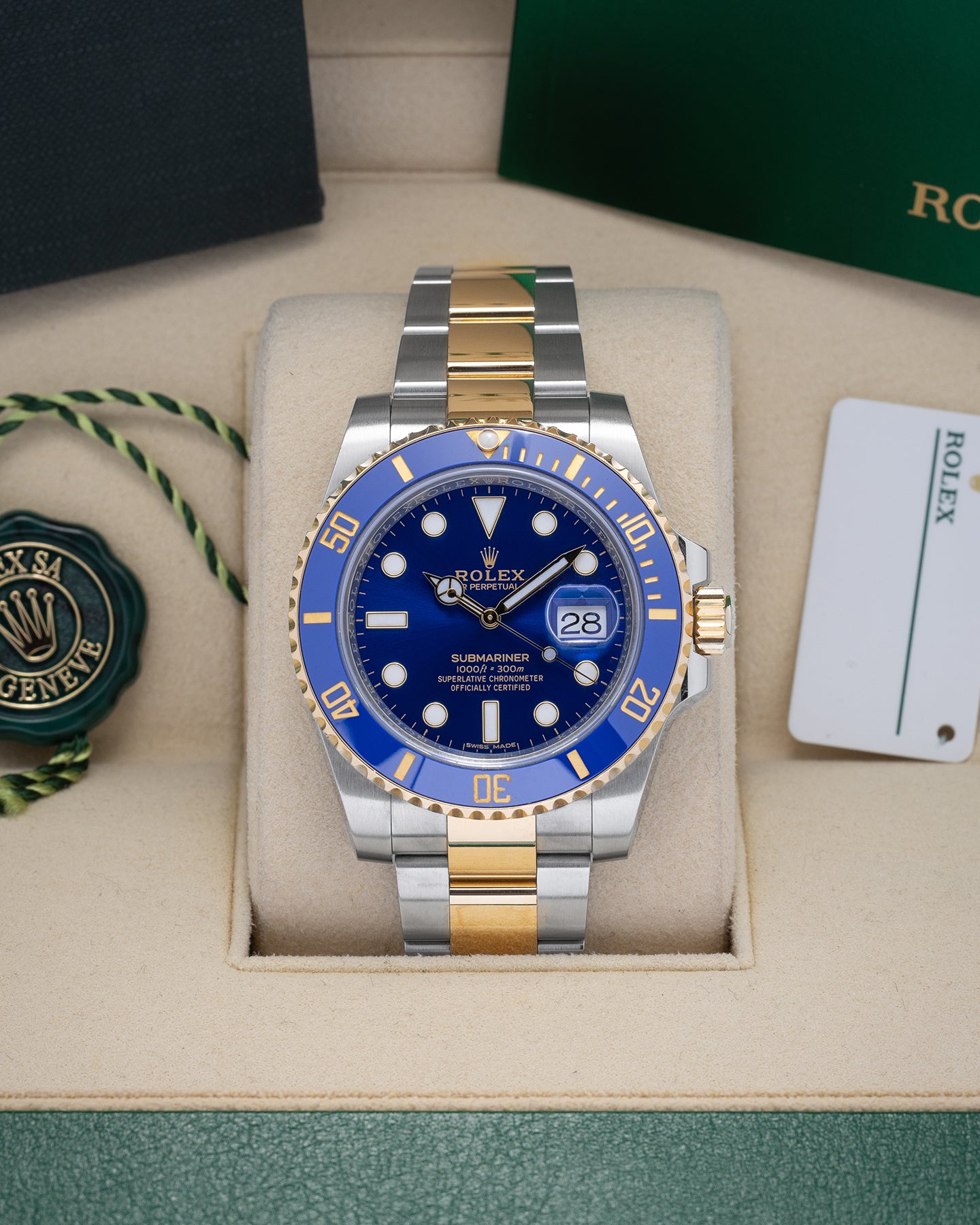 2016 Submariner 116613LB Blue Rolex Watch | Noah's Fine Watches and Jewelry Dallas