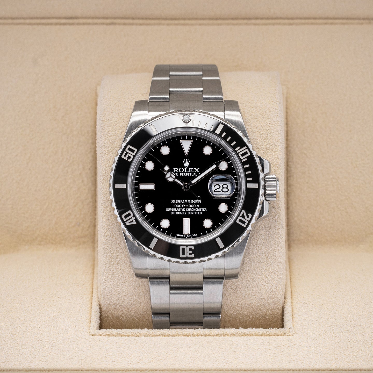 Steel Black Rolex Submariner 16610 Watch | Noah's Fine Watches and Jewelry Dallas