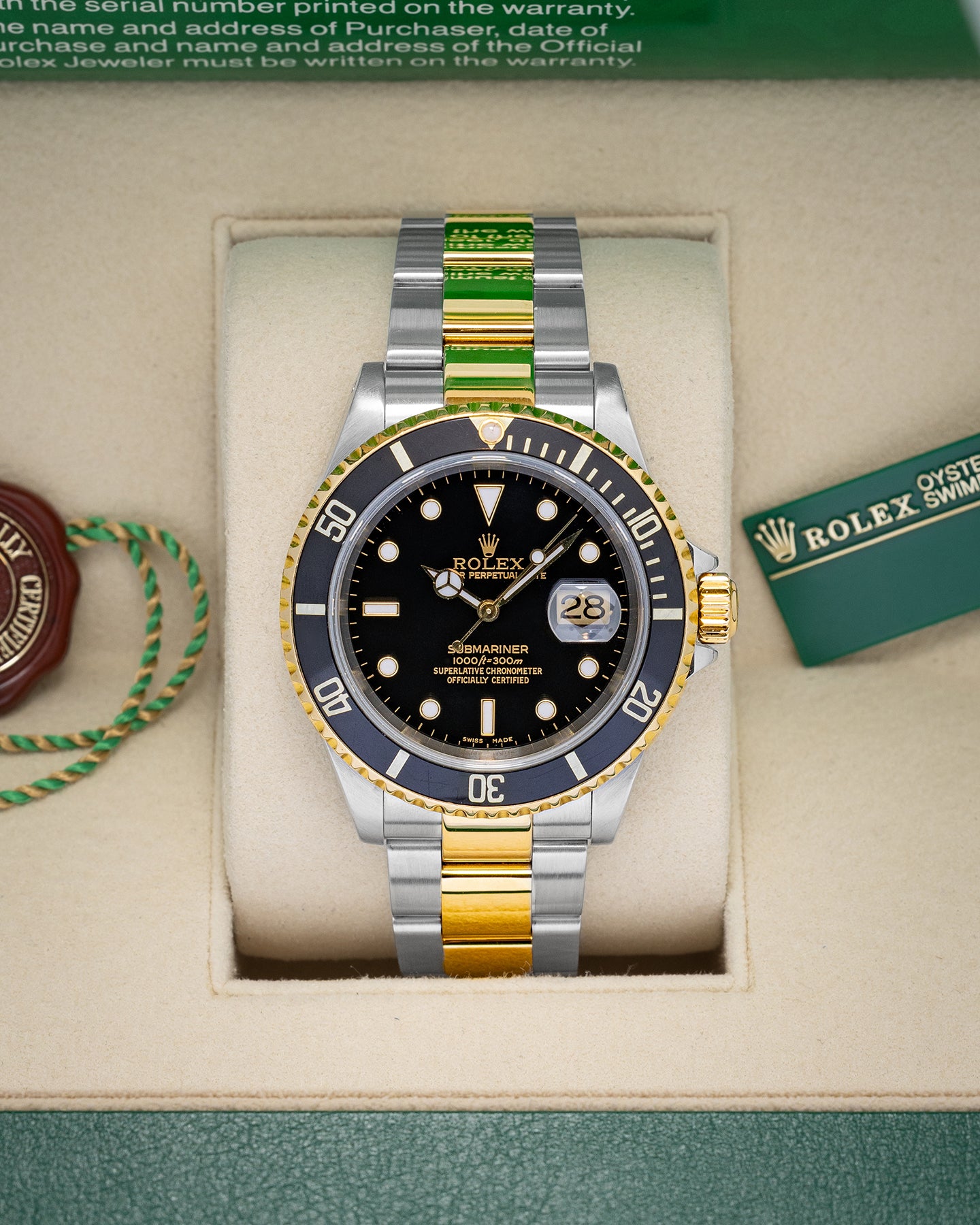 Rolex Submariner 16613 at Noah's Fine Watches & Jewelry in Frisco, Texas.