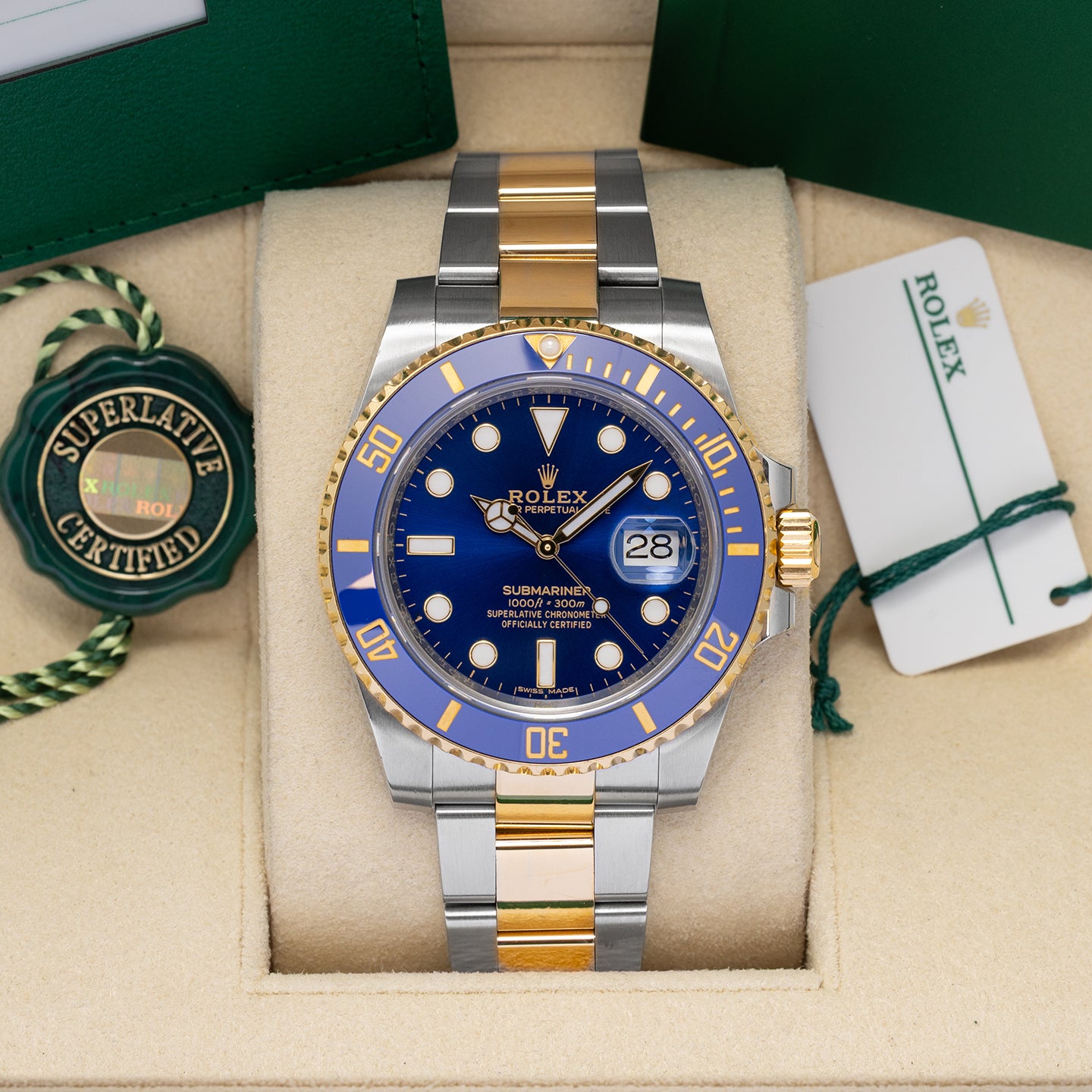 Rolex Submariner "Bluesy" 116613LB | Noah's Fine Watches DFW, Texas