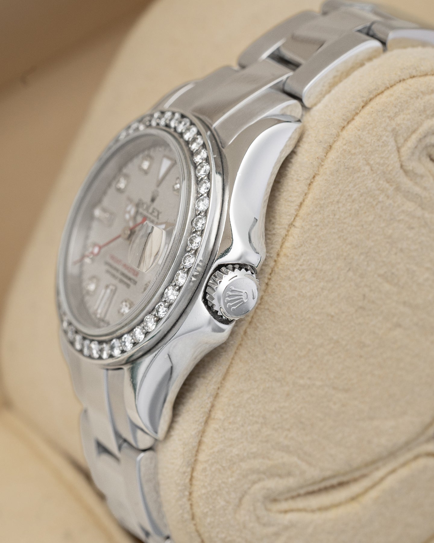 Rolex Yacht-Master 16622 Platinum Diamond Watch | Noah's Fine Watches and Jewelry Dallas