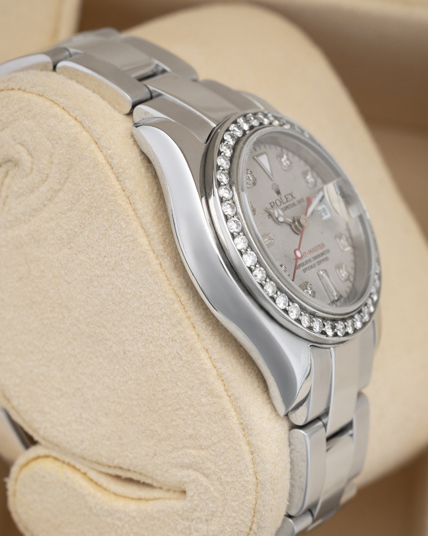 Rolex Yacht-Master 16622 Platinum Diamond Watch | Noah's Fine Watches and Jewelry Dallas