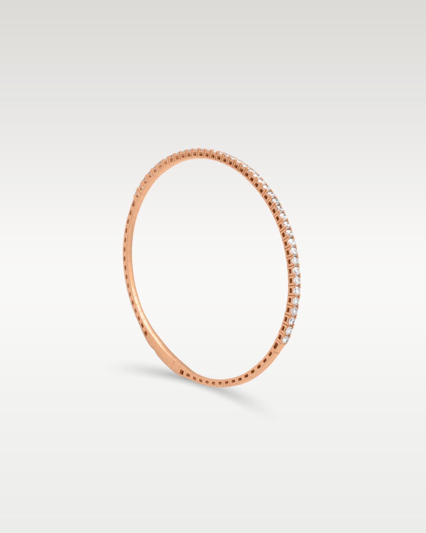 1.48ct Diamond Flex Rose Gold Bangle | Noah's Fine Jewelry and Watches Dallas