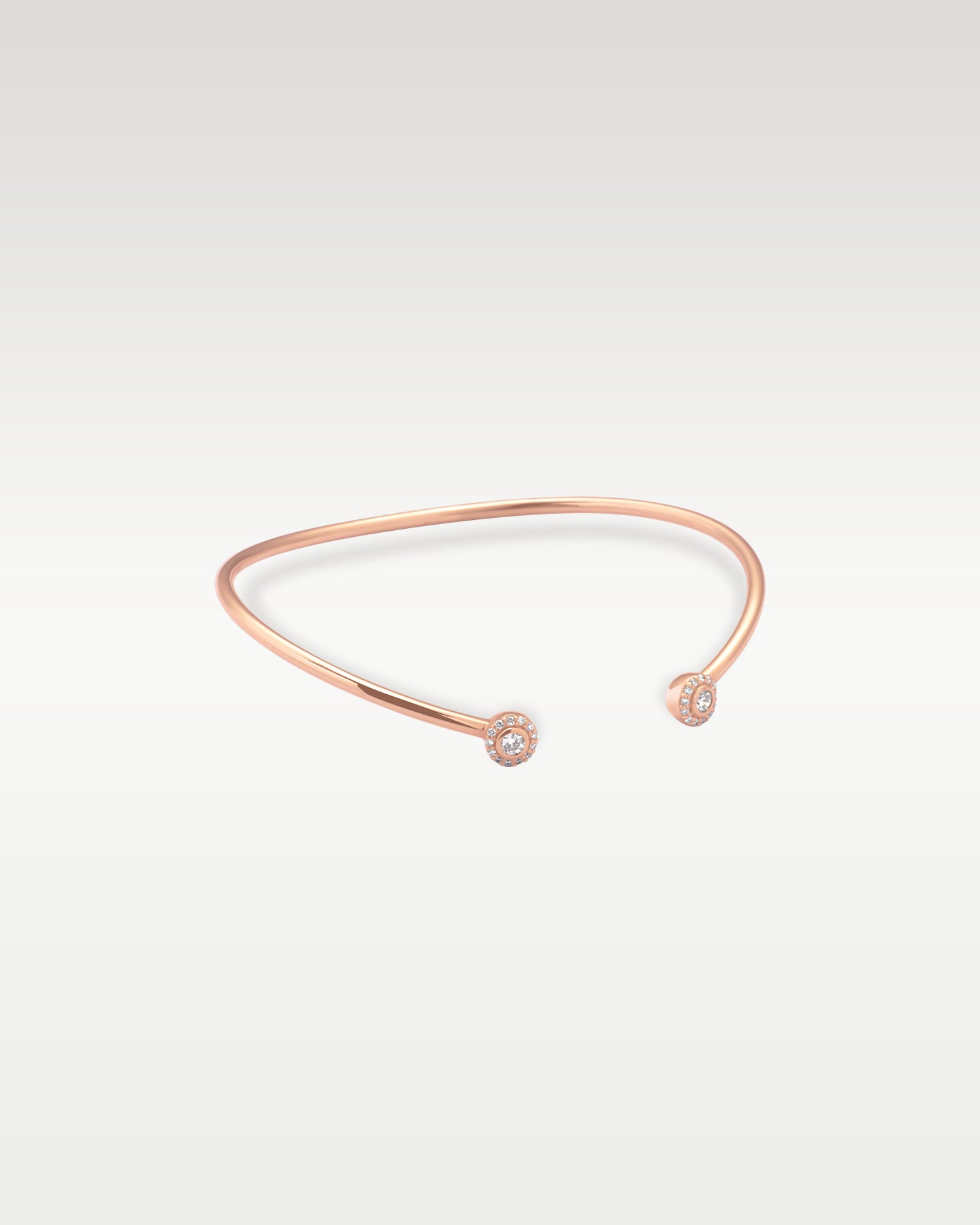 Rose Gold 0.30 carat Diamond Cuff Bracelet | Noah's Fine Jewelry and Watches Dallas