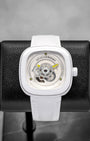 White Ceramic SEVEN FRIDAY P1C/04 CAIPI Watch | Noah's Fine Watches and Jewelry Dallas