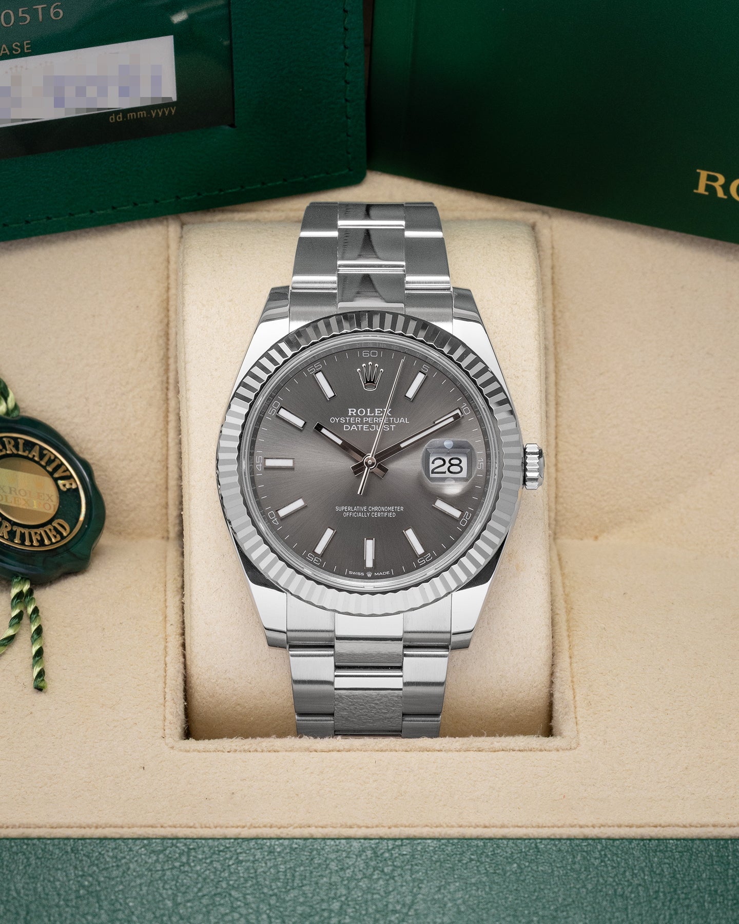 Slate Index Rolex Datejust 126334 | Noah's Fine Watches Frisco, Texas