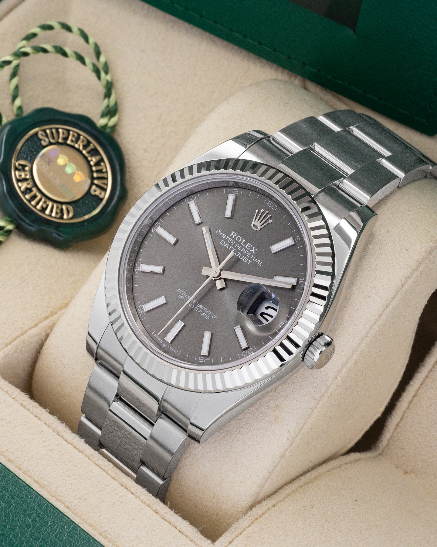 Slate Index Rolex Datejust 126334 | Noah's Fine Watches Frisco, Texas