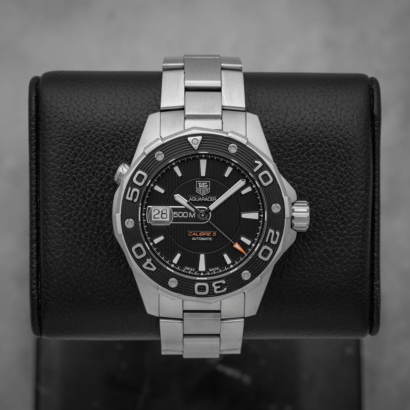 TAG Heuer Aquaracer 500M Calibre 5 WAJ2110.BA0870 | Noah's Fine Watches Dallas, Texas