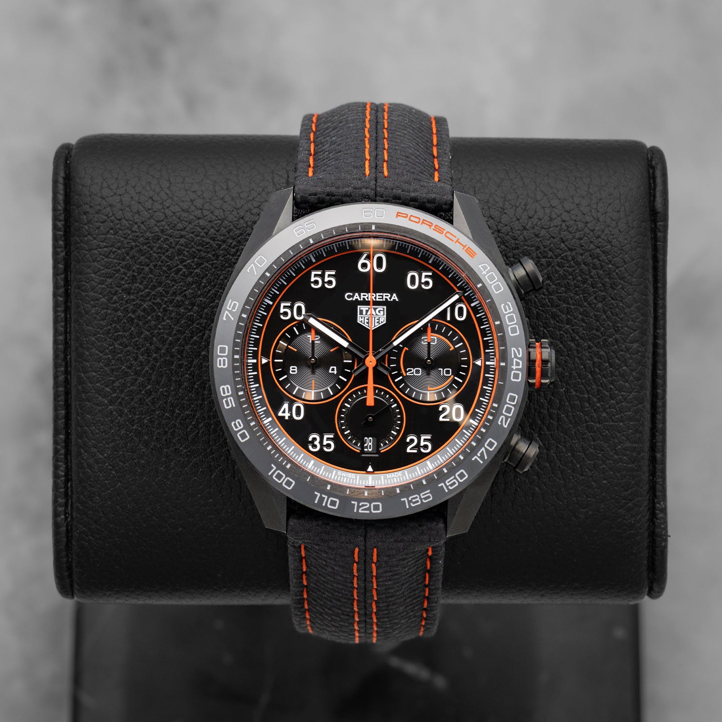 TAG Heuer Carrera Porsche Orange Racing CBN2A1M.FC6526 Special Edition | Noah's Fine Watches Dallas, TX