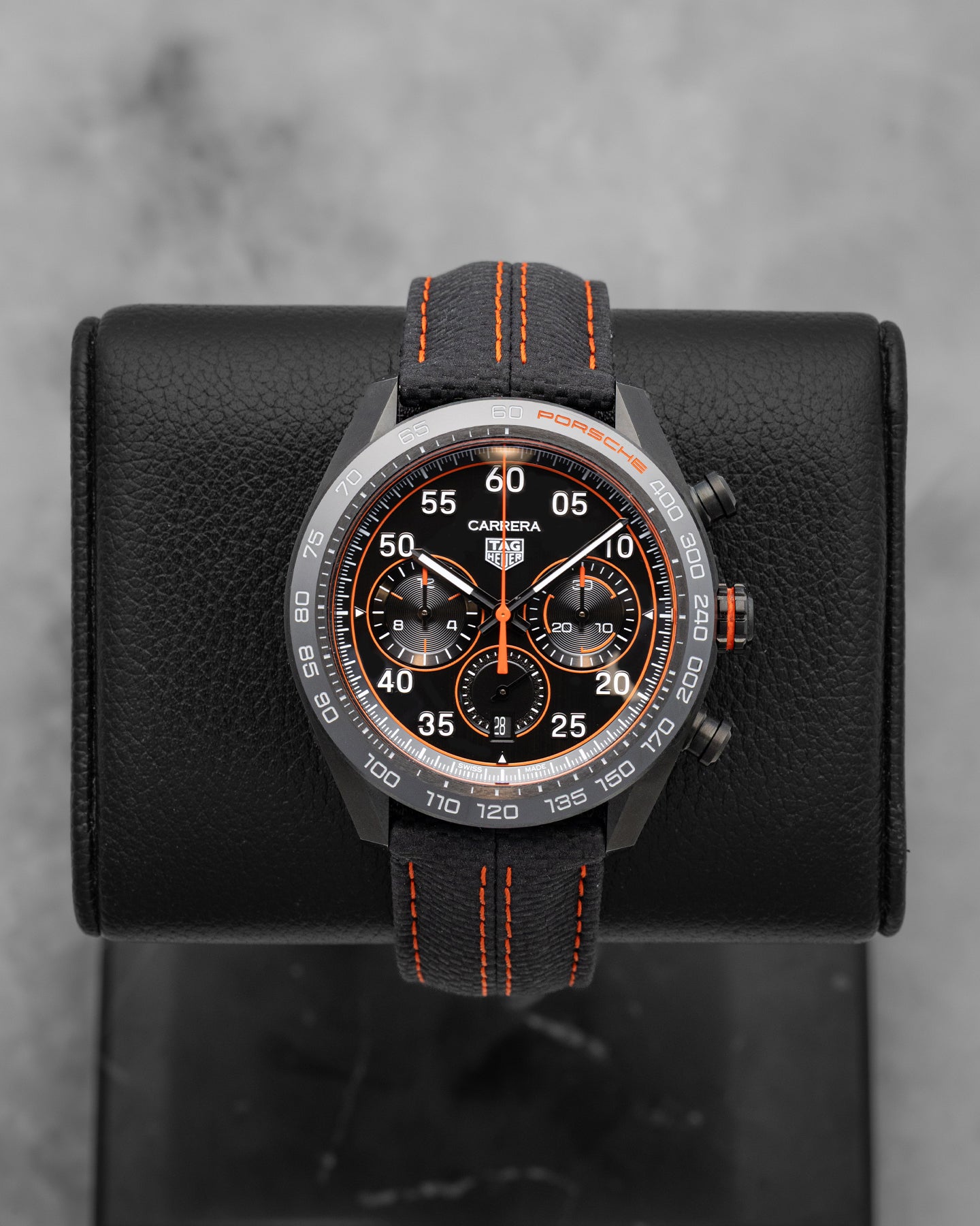 TAG Heuer Carrera Porsche Orange Racing CBN2A1M.FC6526 Special Edition | Noah's Fine Watches Dallas, TX