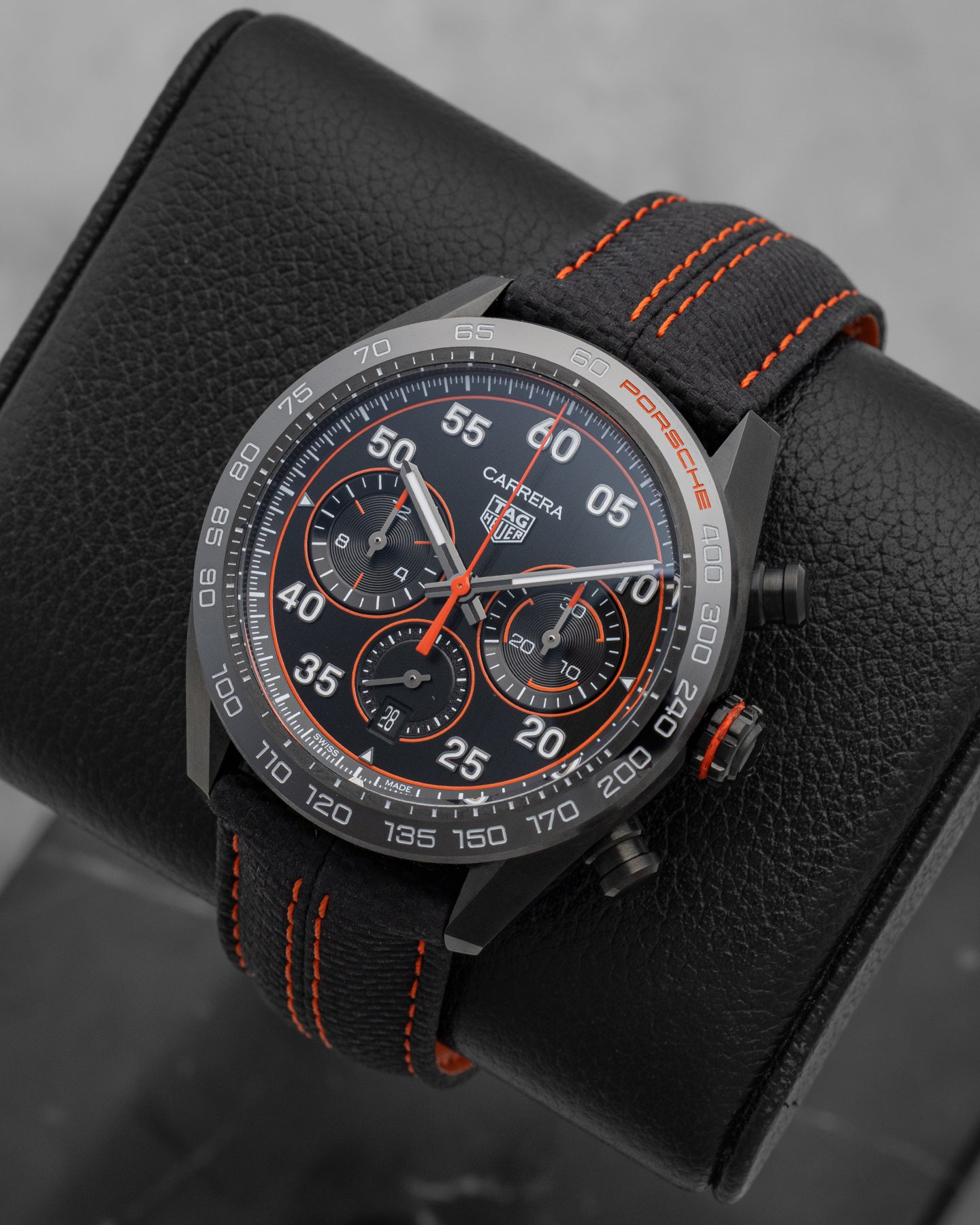 TAG Heuer Carrera Porsche Orange Racing CBN2A1M.FC6526 Special Edition | Noah's Fine Watches Dallas, TX