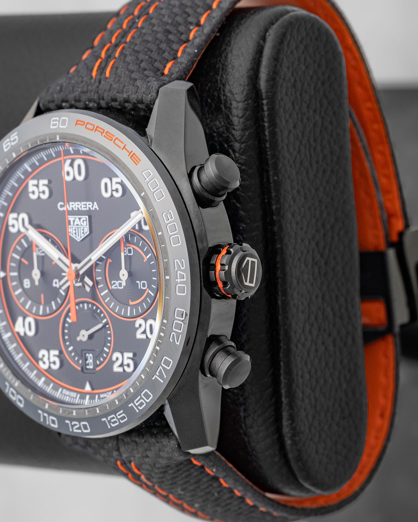 TAG Heuer Carrera Porsche Orange Racing CBN2A1M.FC6526 Special Edition | Noah's Fine Watches Dallas, TX