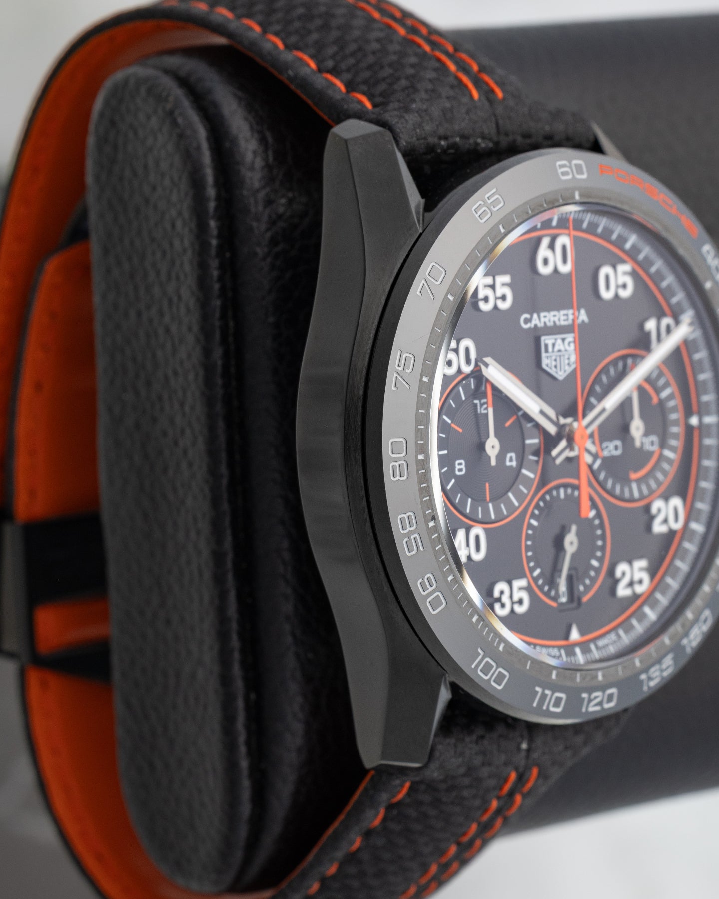 TAG Heuer Carrera Porsche Orange Racing CBN2A1M.FC6526 Special Edition | Noah's Fine Watches Dallas, TX