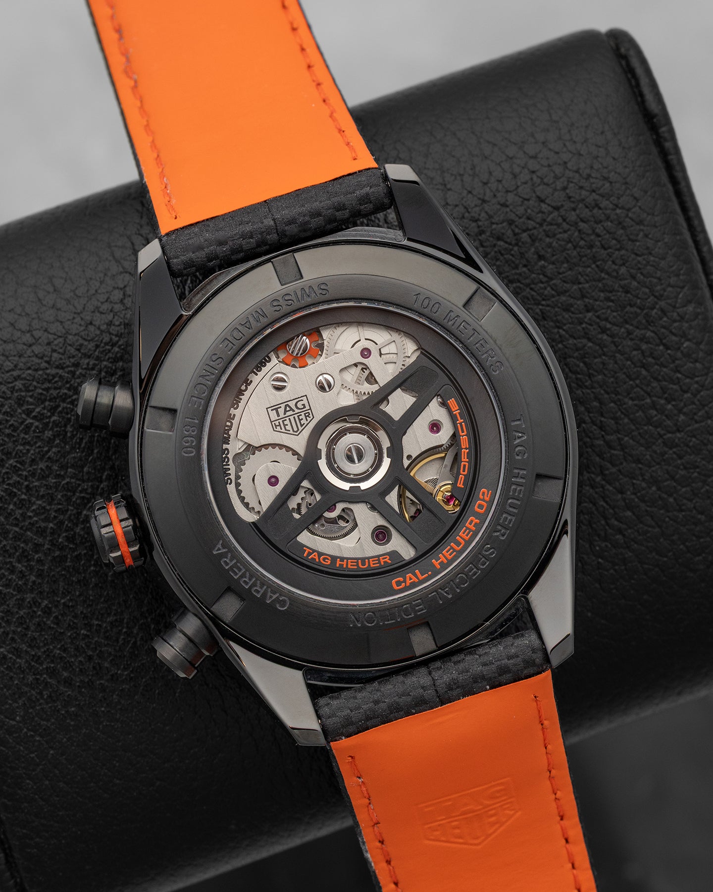 TAG Heuer Carrera Porsche Orange Racing CBN2A1M.FC6526 Special Edition | Noah's Fine Watches Dallas, TX