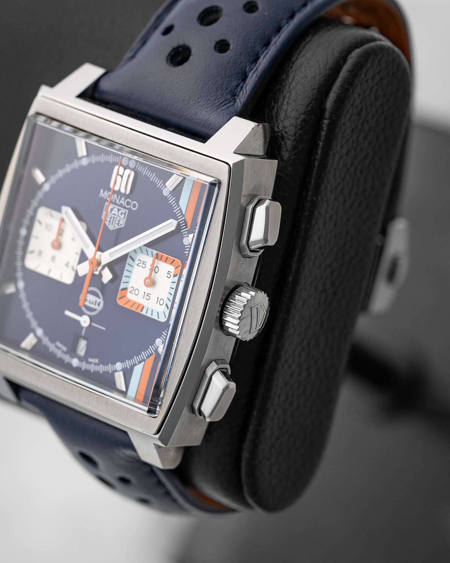 TAG Heuer Monaco Chronograph x Gulf CBL2115.FC6494 | Noah's Fine Watches Frisco, TX