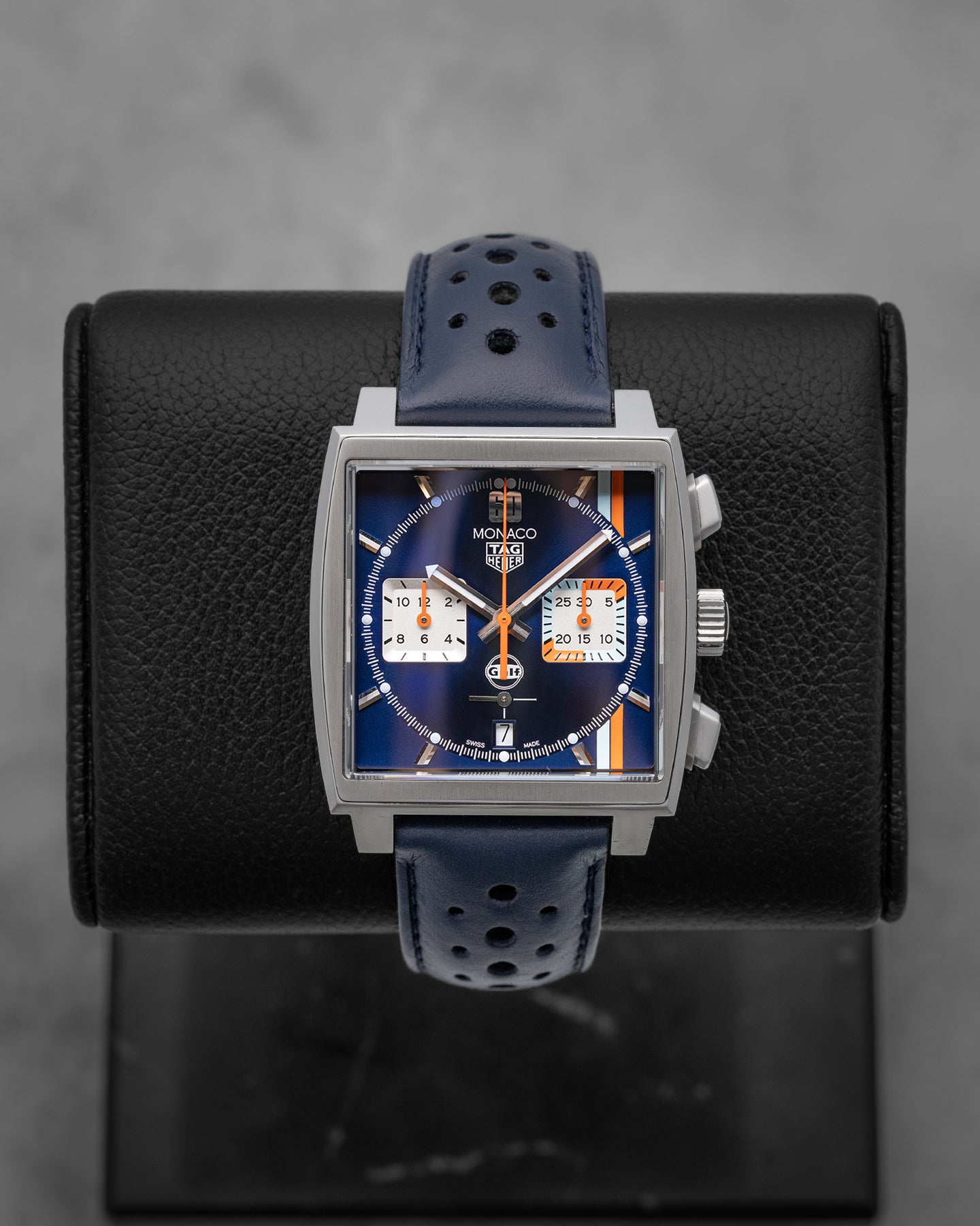 TAG Heuer Monaco Chronograph x Gulf CBL2115.FC6494 | Noah's Fine Watches Frisco, TX