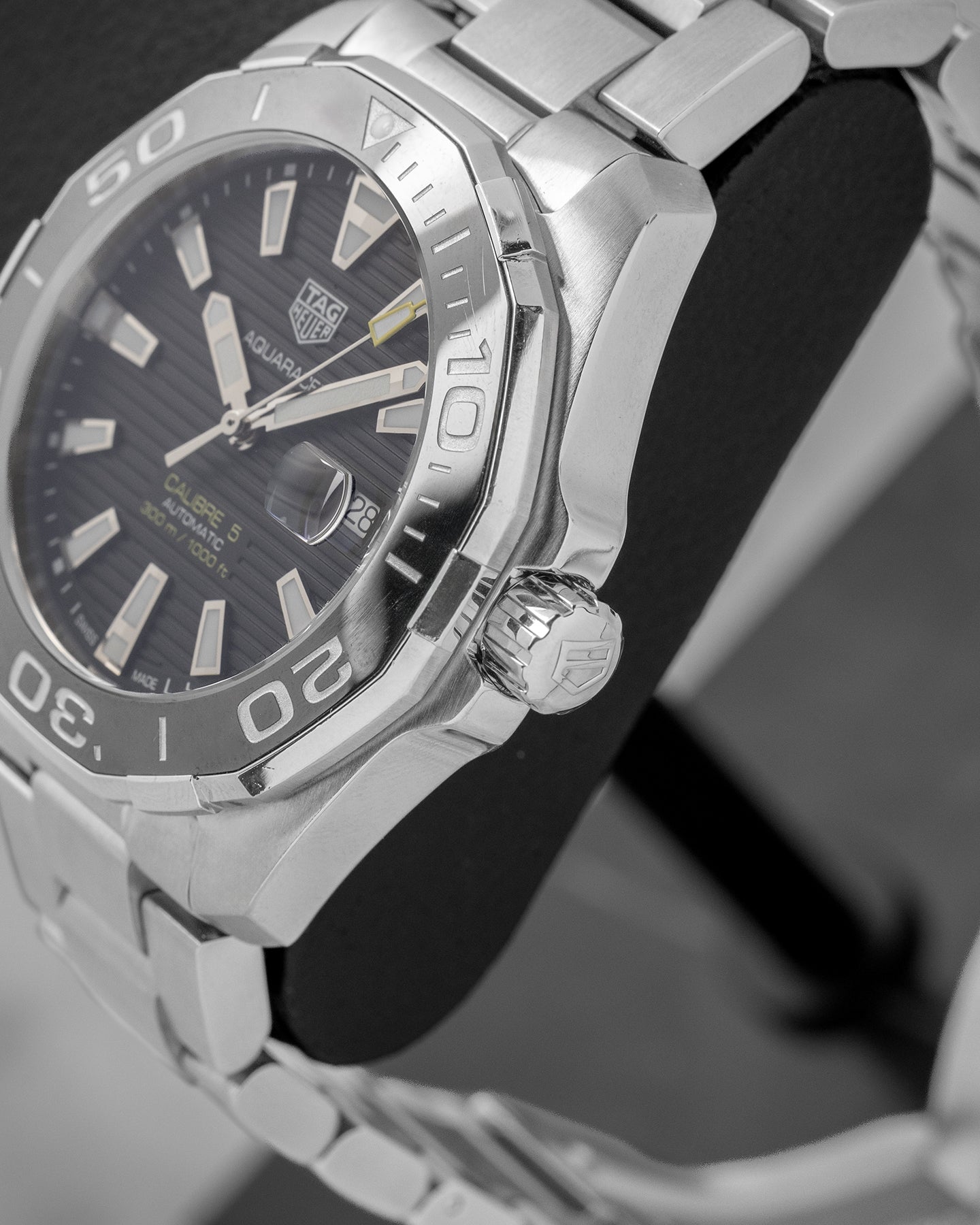 Black Tag Heuer Aquaracer WAY201A 43mm Watch | Noah's Fine Watches and Jewelry Dallas