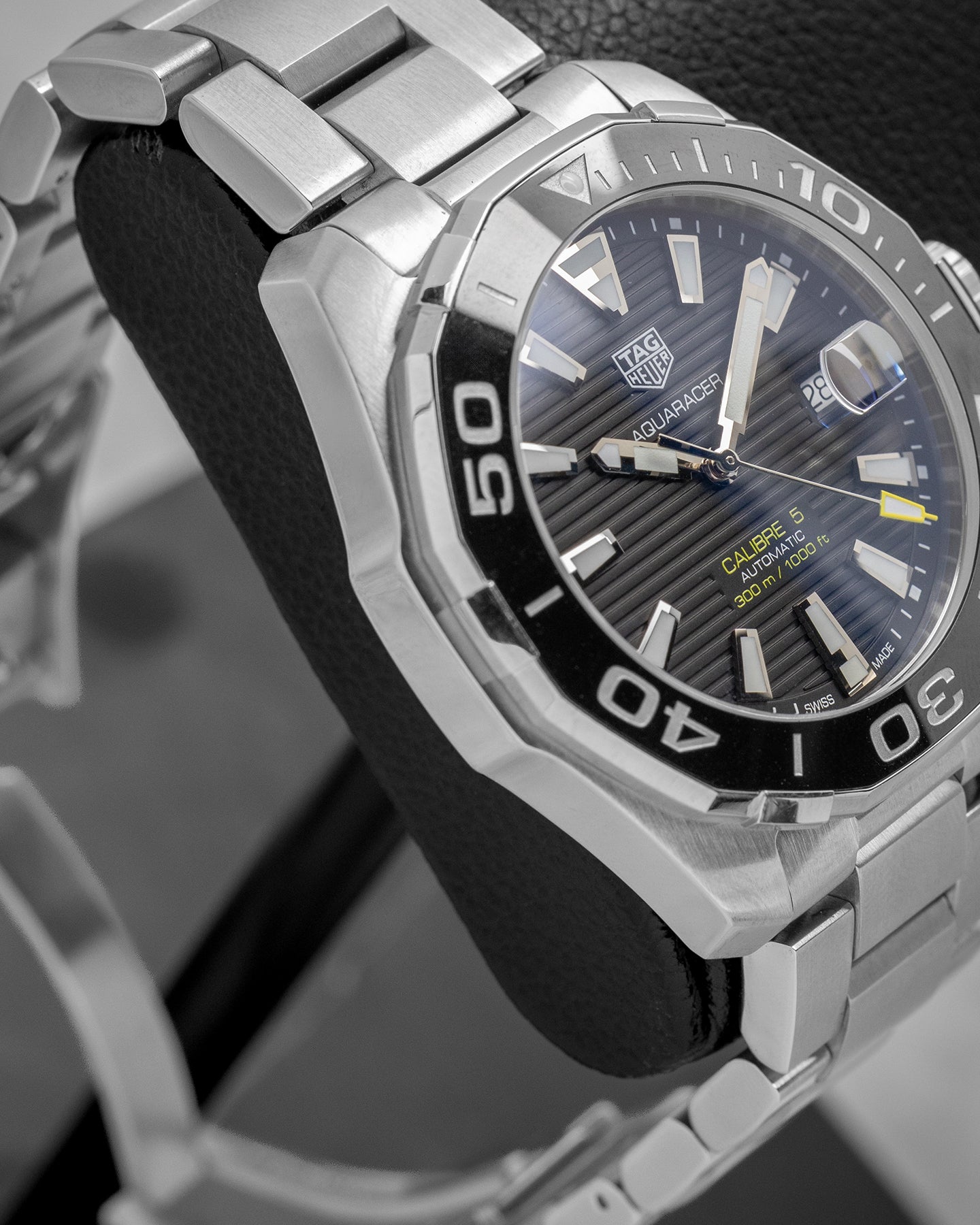 Black Tag Heuer Aquaracer WAY201A 43mm Watch | Noah's Fine Watches and Jewelry Dallas