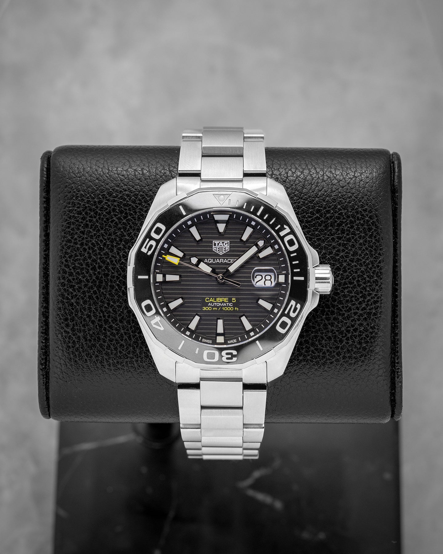 Black Tag Heuer Aquaracer WAY201A 43mm Watch | Noah's Fine Watches and Jewelry Dallas
