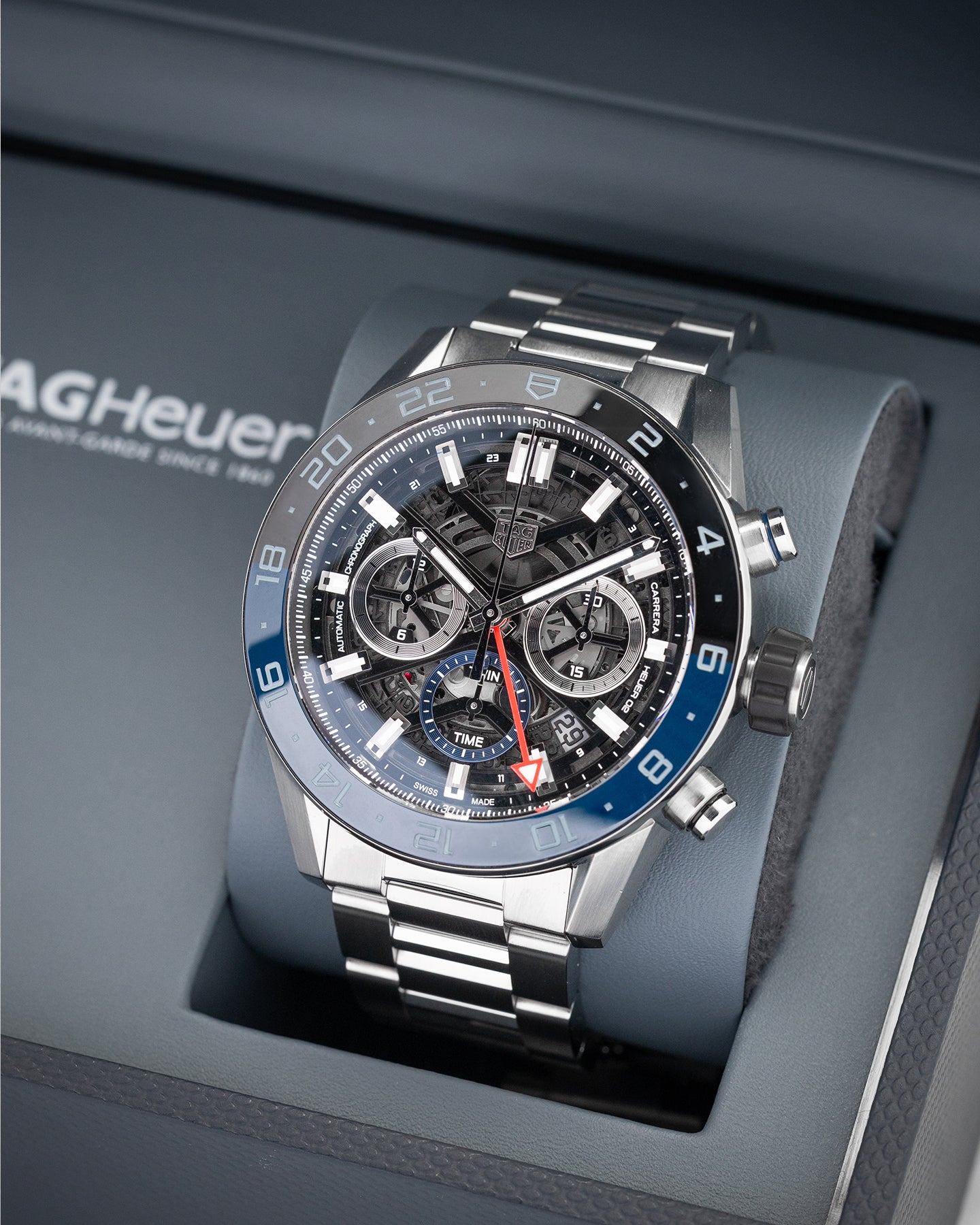 Tag Heuer Carrera GMT CBG2A1Z "Batman" Watch | Noah's Fine Watches and Jewelry Dallas