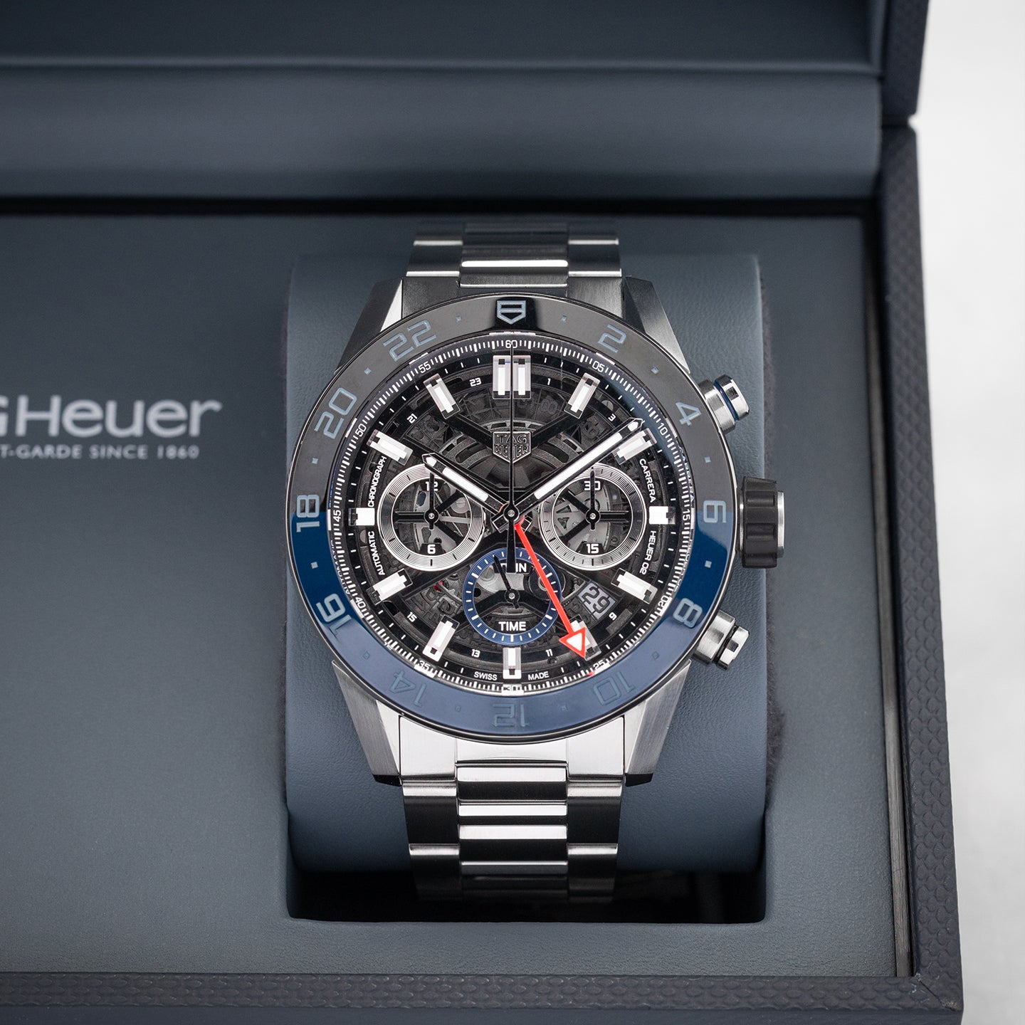 Tag Heuer Carrera GMT CBG2A1Z "Batman" Watch | Noah's Fine Watches and Jewelry Dallas