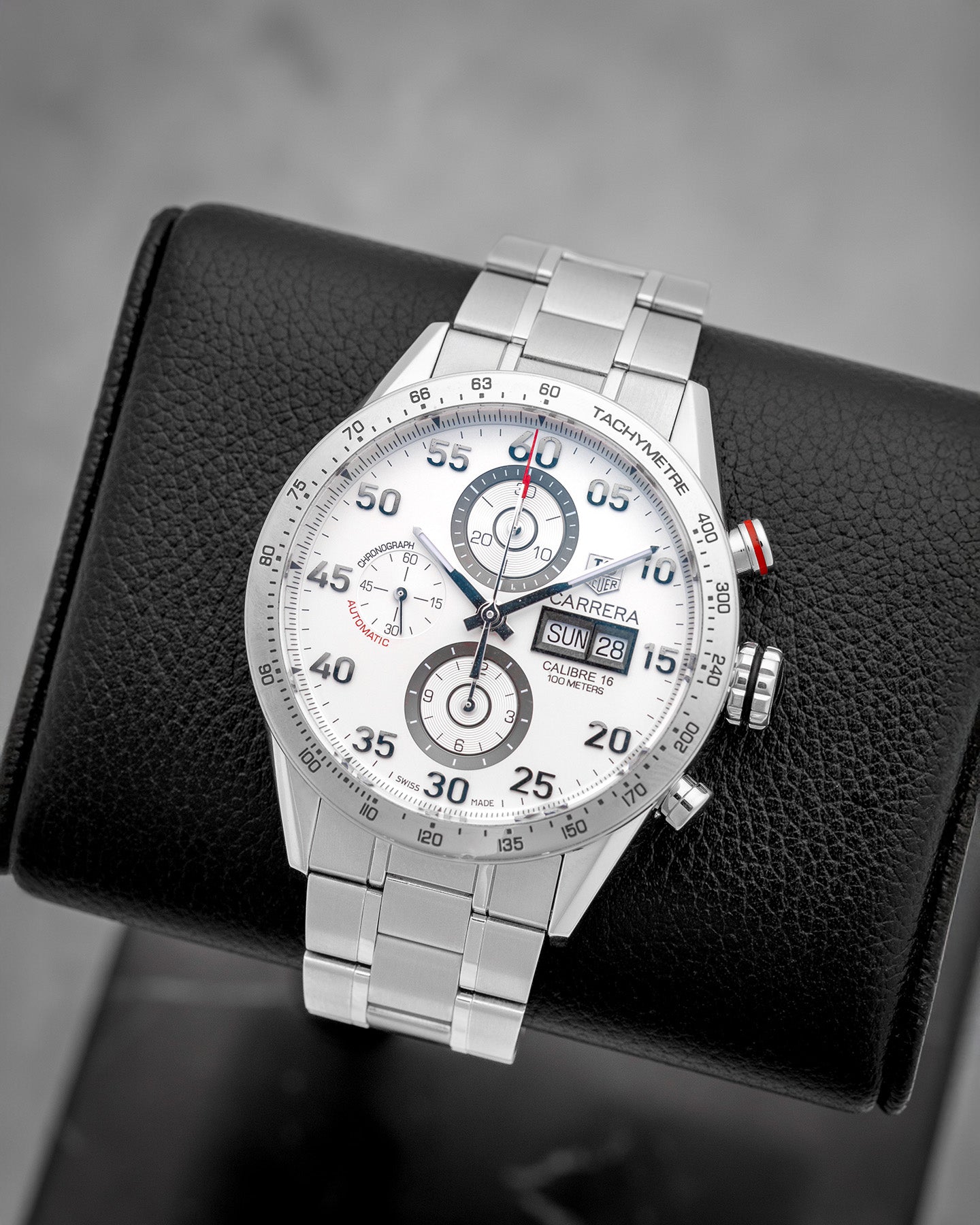 Tag Heuer Carrera Steel CV2A11 White Watch | Noah's Fine Watches and Jewelry Dallas