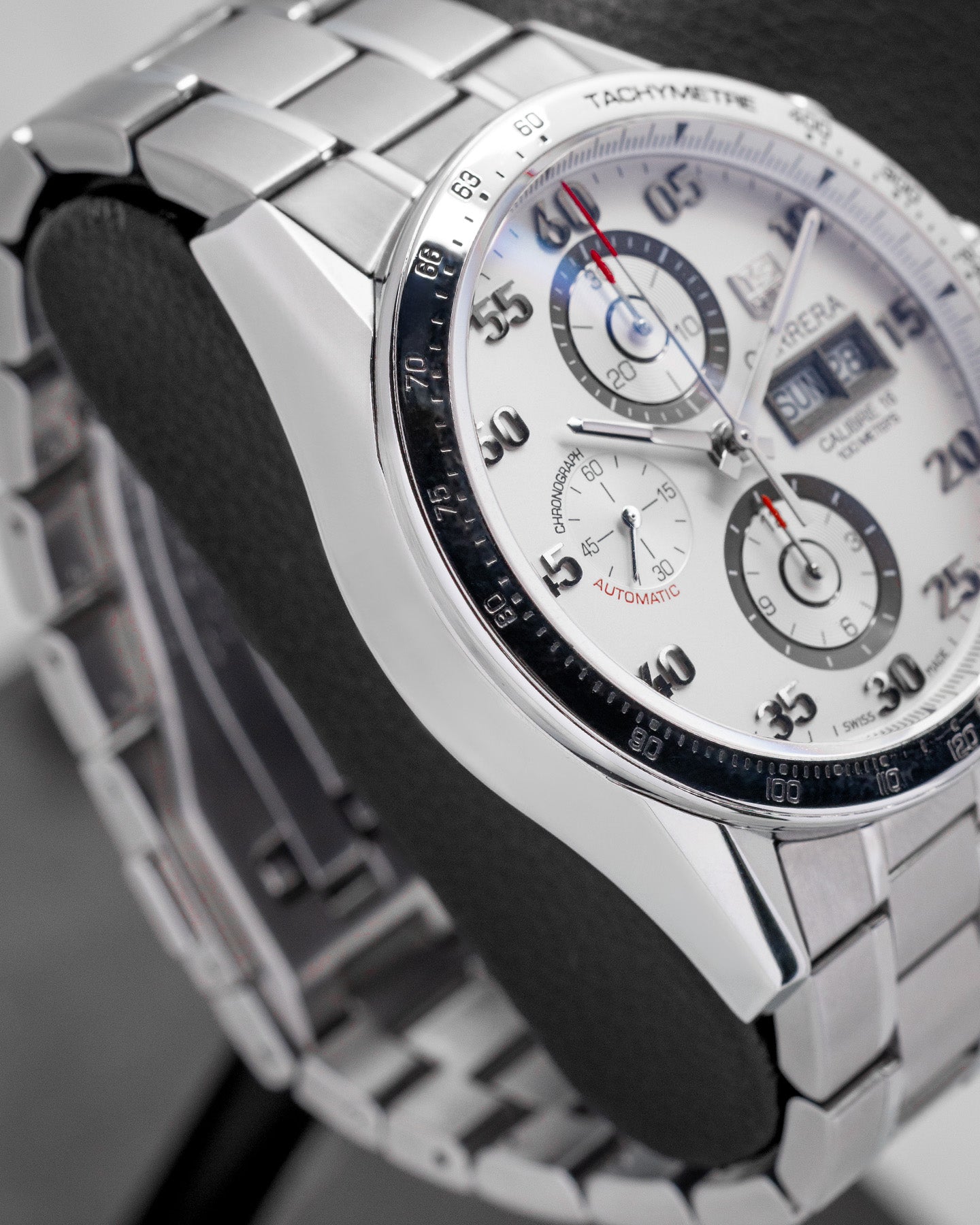 Tag Heuer Carrera Steel CV2A11 White Watch | Noah's Fine Watches and Jewelry Dallas