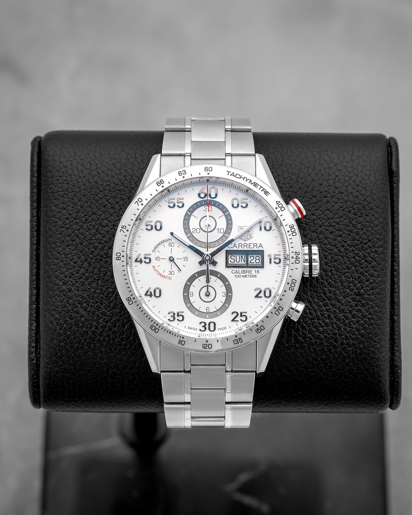 Tag Heuer Carrera Steel CV2A11 White Watch | Noah's Fine Watches and Jewelry Dallas