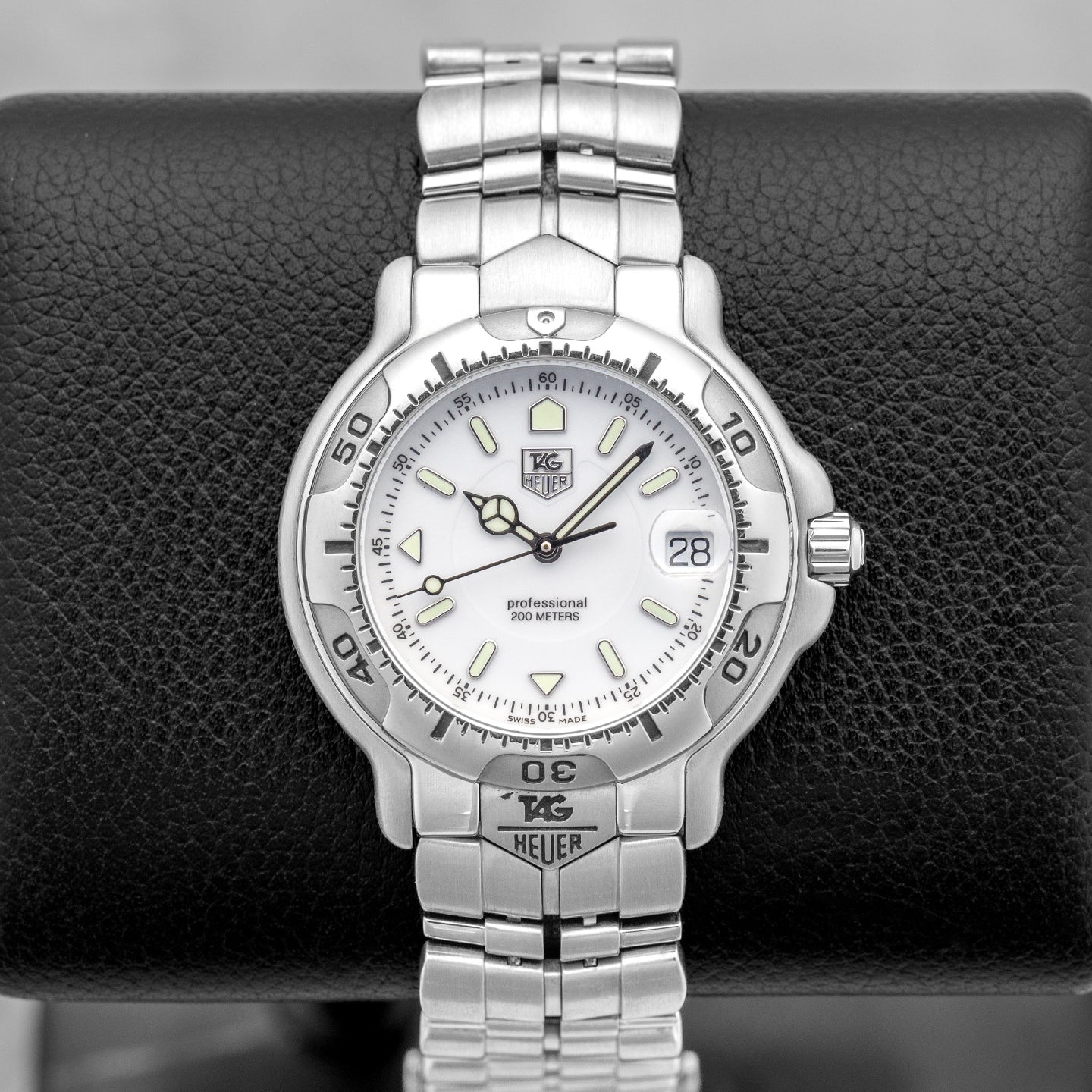 Tag Heuer Professional 6000 WH1111-K1 White Watch | Noah's Fine Watches and Jewelry Dallas