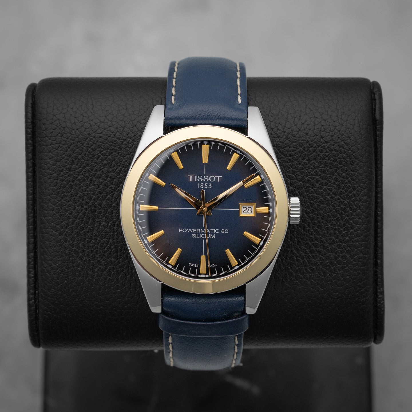 Tissot Gentleman 18K Gold T927.407.46.041.01 | Noah's Fine Watches Dallas, Texas