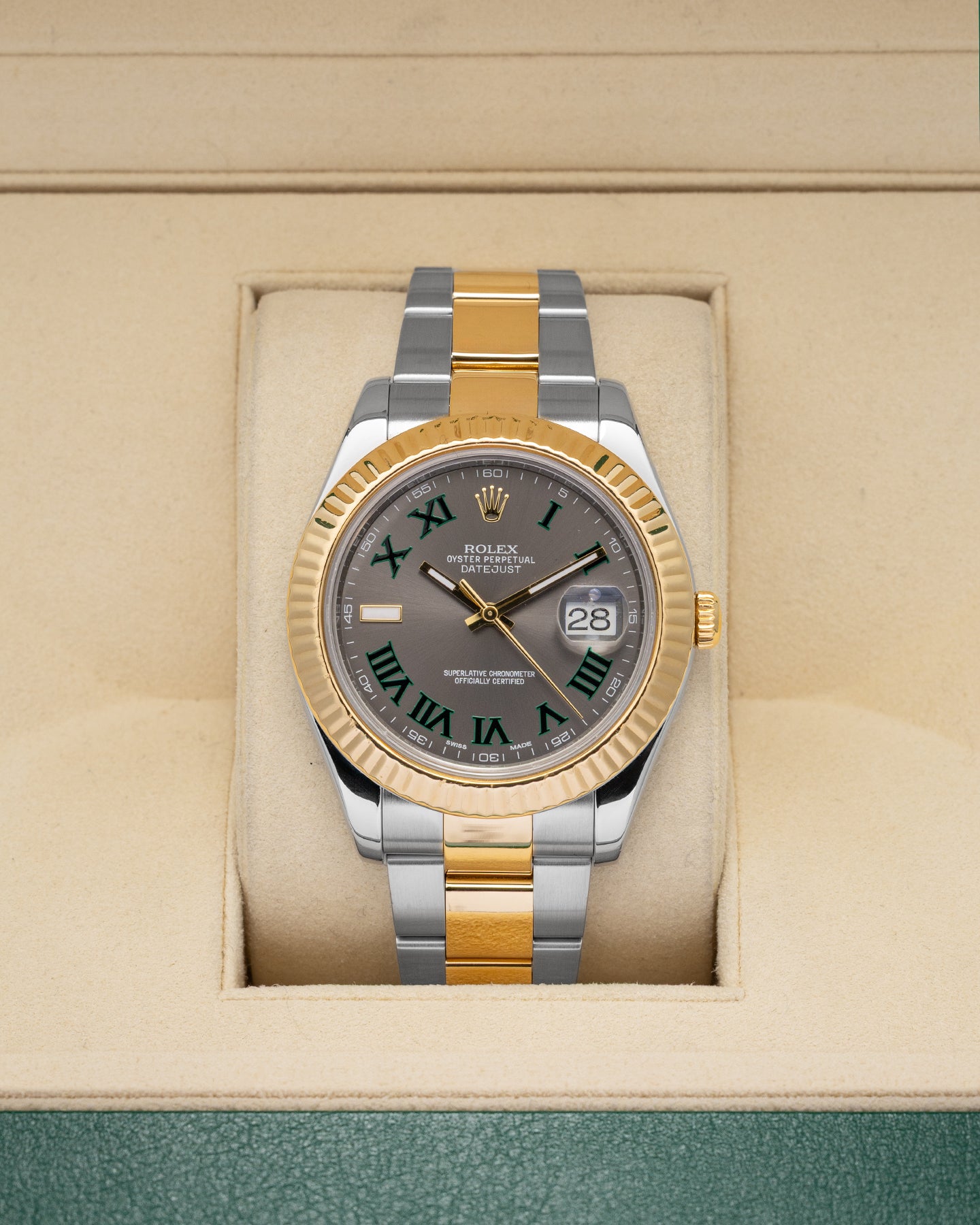 Rolex Datejust II Slate Wimbledon 116333 – Noah's Fine Watches