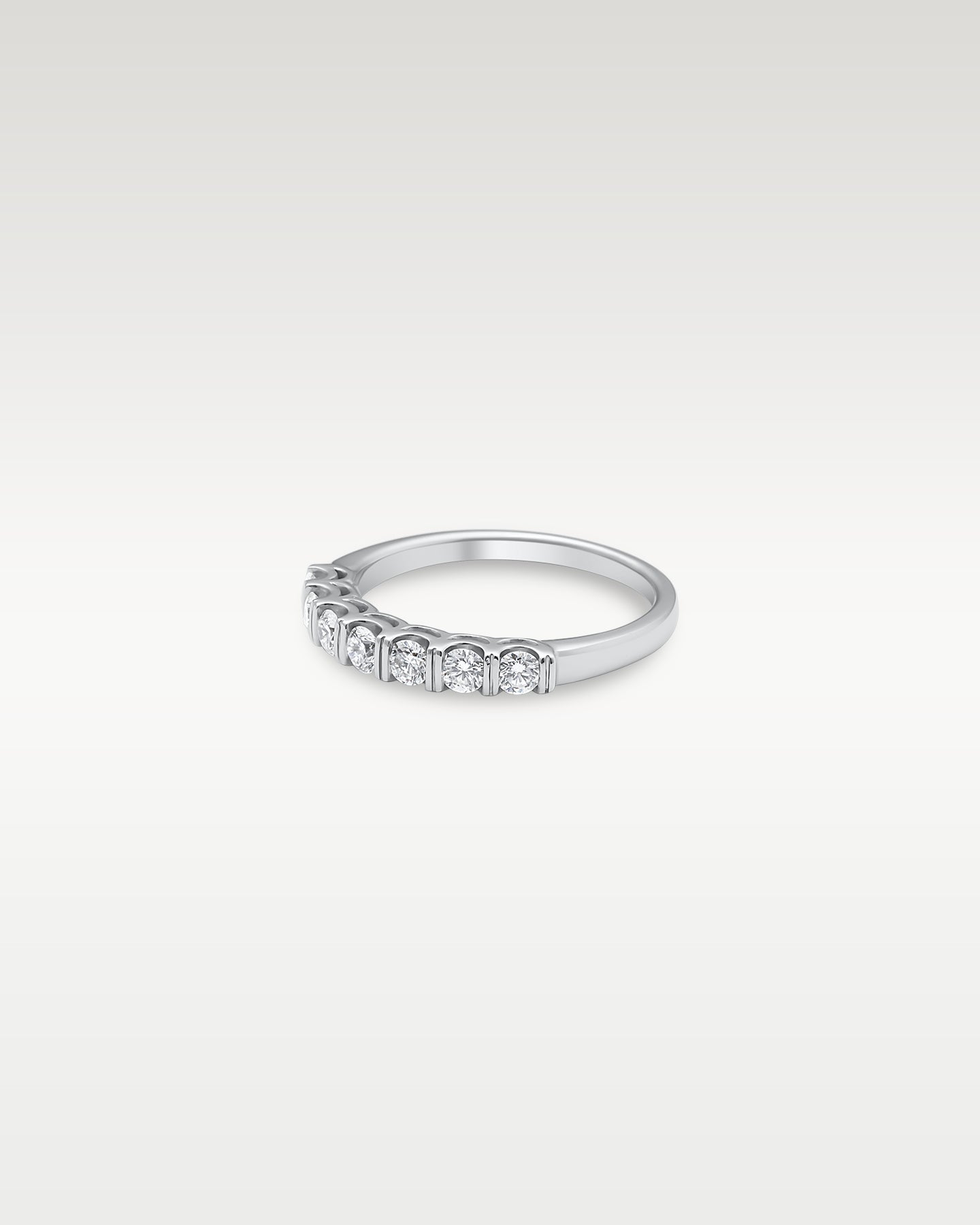 14k White Gold Seven Stone Diamond Ring | Noah's Fine Jewelry Frisco TX