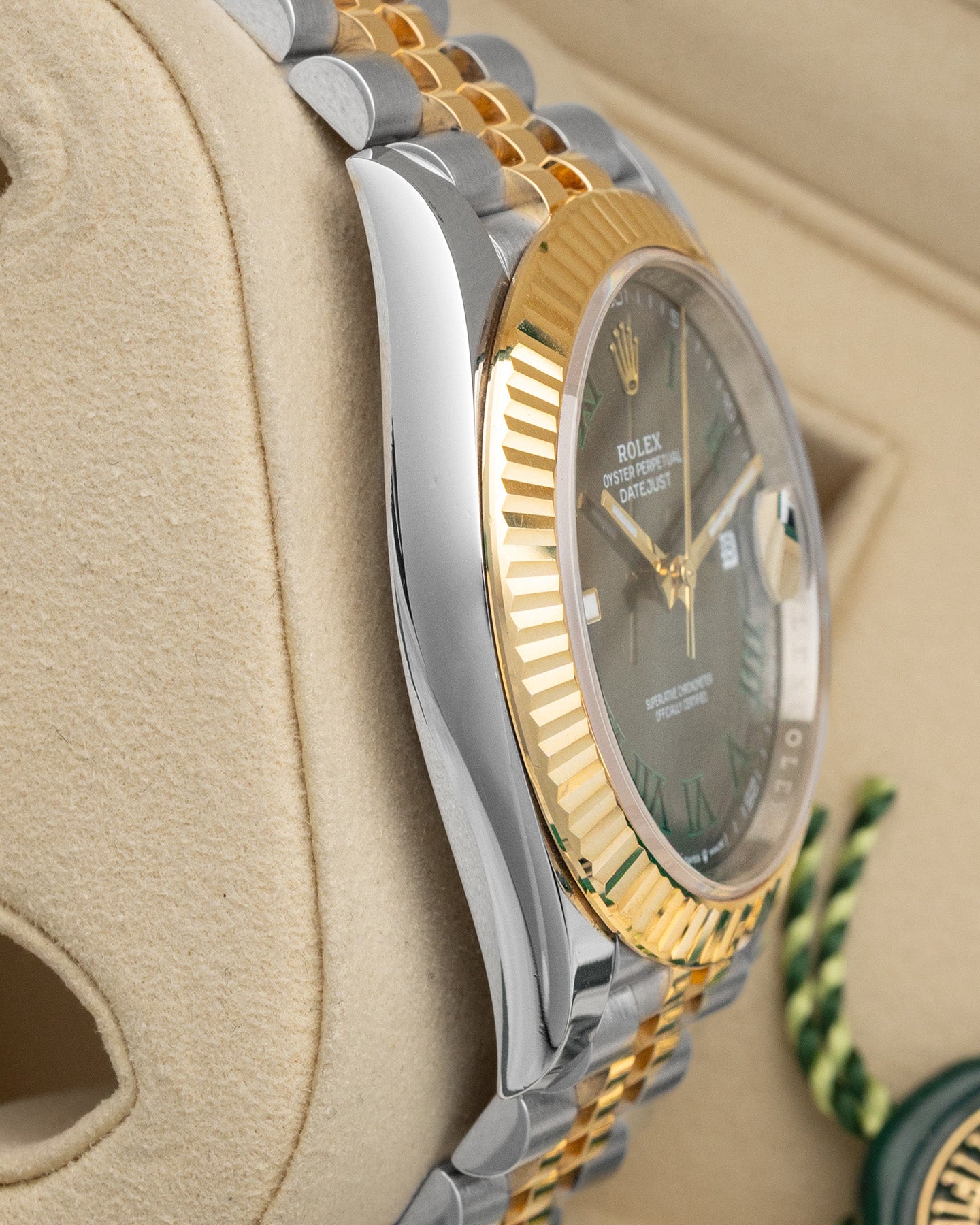 Wimbledon Rolex Datejust 126333 | Noah's Fine Watches Dallas, Texas