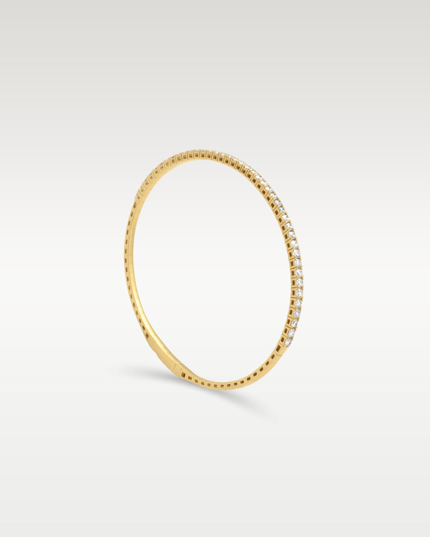 1.62 ct Diamond Gold Flex Bangle Bracelet | Noah's Fine Jewelry and Watches Dallas