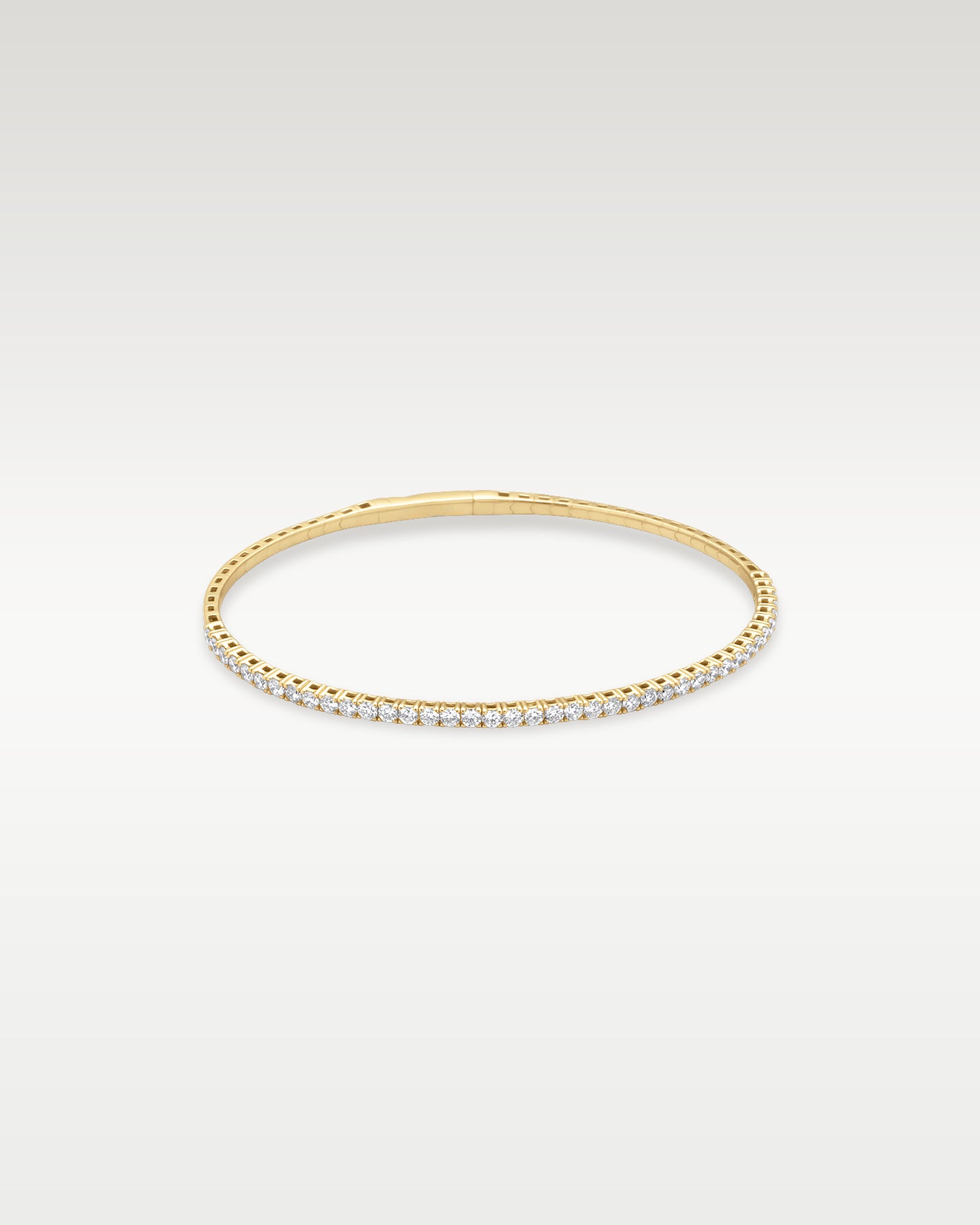 1.62 ct Diamond Gold Flex Bangle Bracelet | Noah's Fine Jewelry and Watches Dallas
