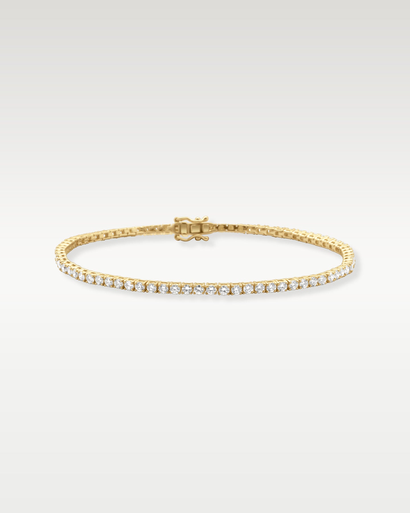 Yellow Gold 3.14ct Diamond Tennis Bracelet | Noah's Fine Jewelry and Watches Dallas