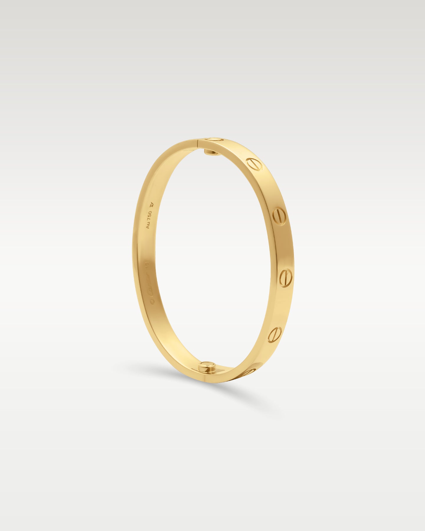 18k Yellow Gold Cartier Love Bracelet 18CM | Noah's Fine Jewelry DFW, Texas