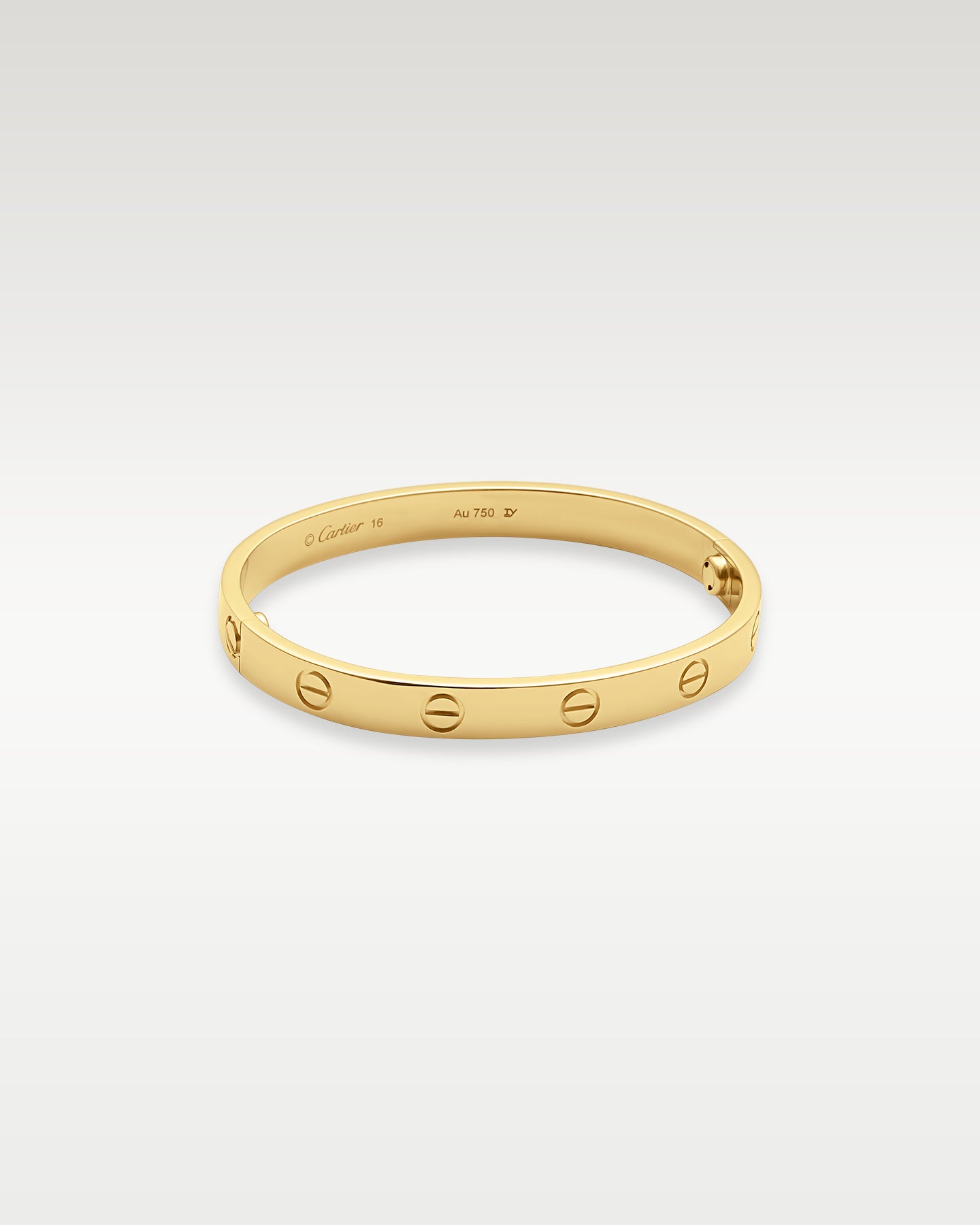 18k Yellow Gold Cartier Love Bracelet 18CM | Noah's Fine Jewelry DFW, Texas