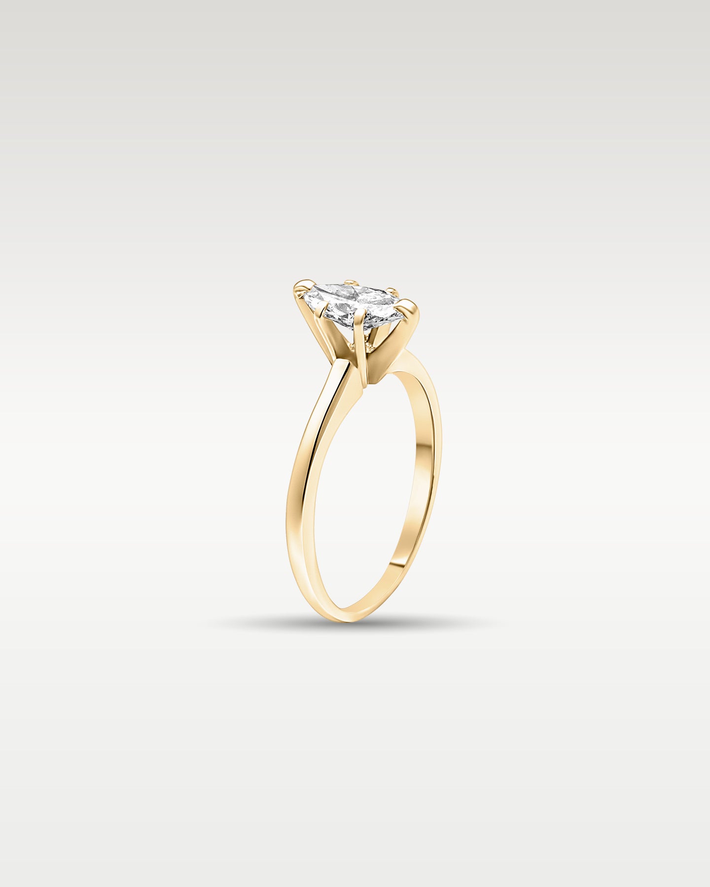 14k Yellow Gold Marquise Diamond Engagement Ring | Noah’s Fine Jewelry Dallas