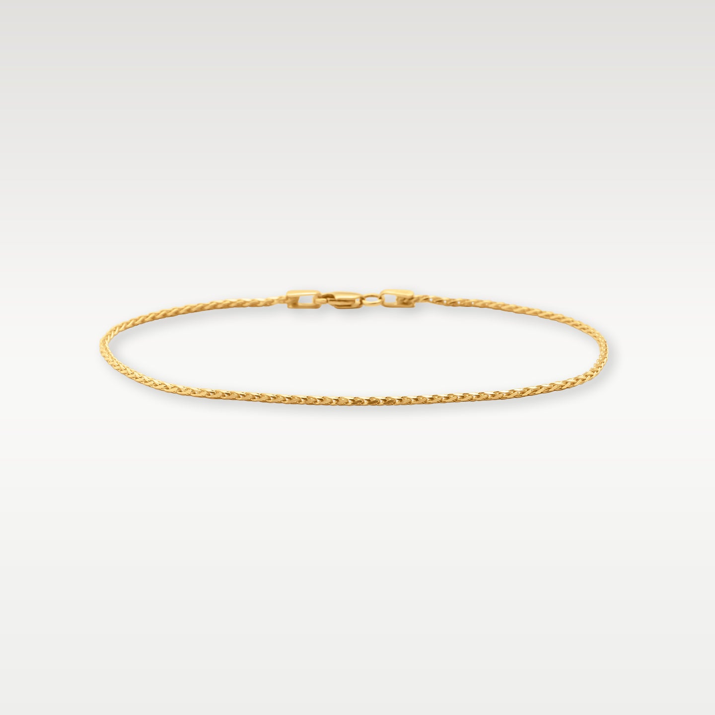 14k Yellow Gold Wheat Bracelet | Noah's Fine Jewelry Dallas, Texas